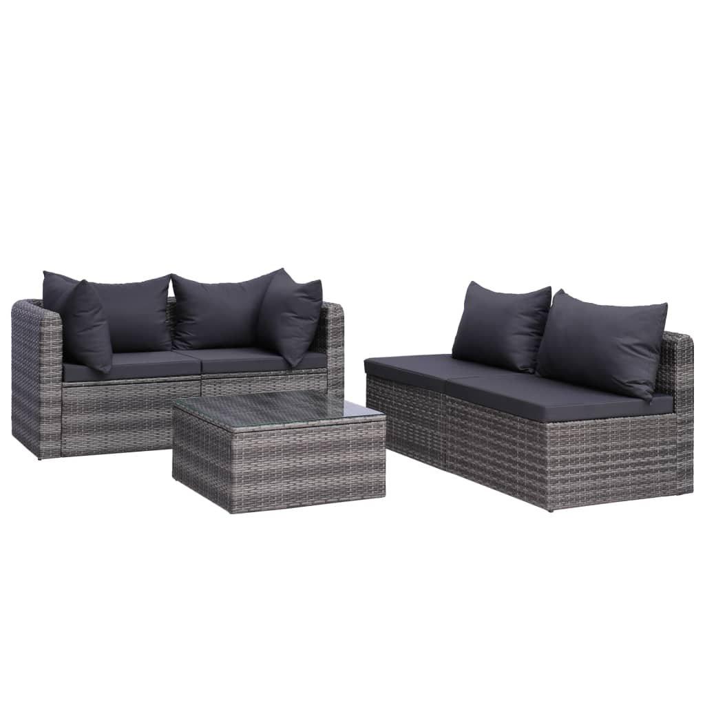 VidaXL Garten-sofa-set rattan