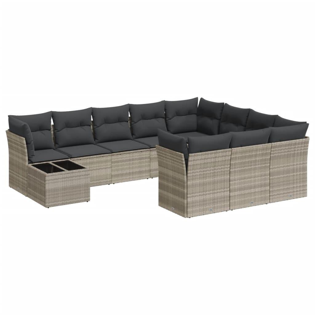 VidaXL Garten sofagarnitur poly-rattan