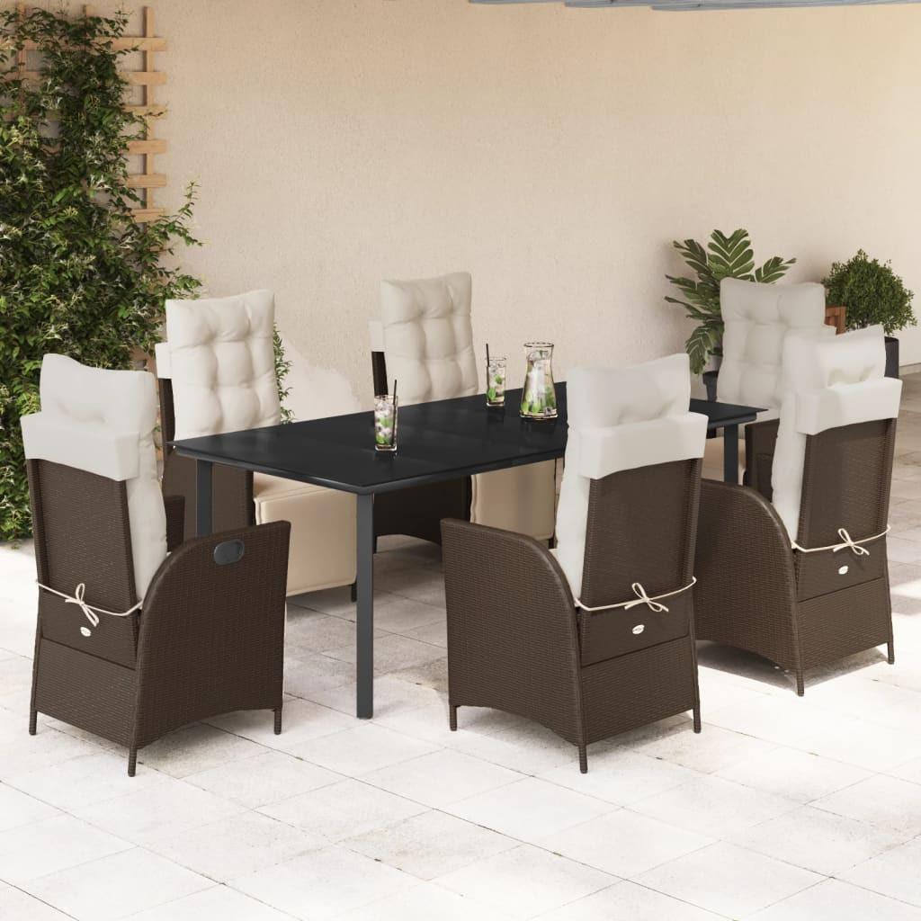VidaXL Garten essgruppe poly-rattan