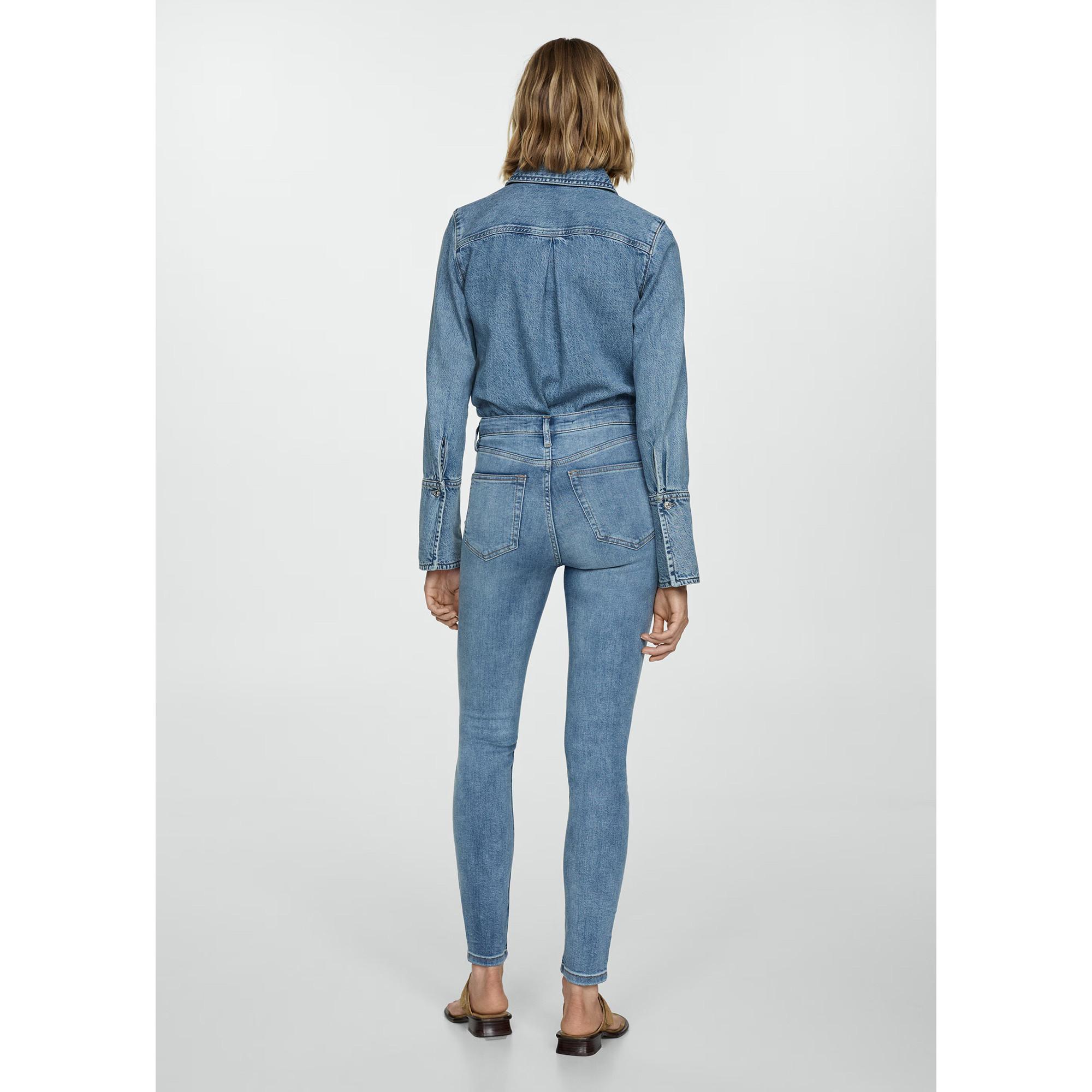 MANGO Abby Skinny Fit High-Waist Jeans
