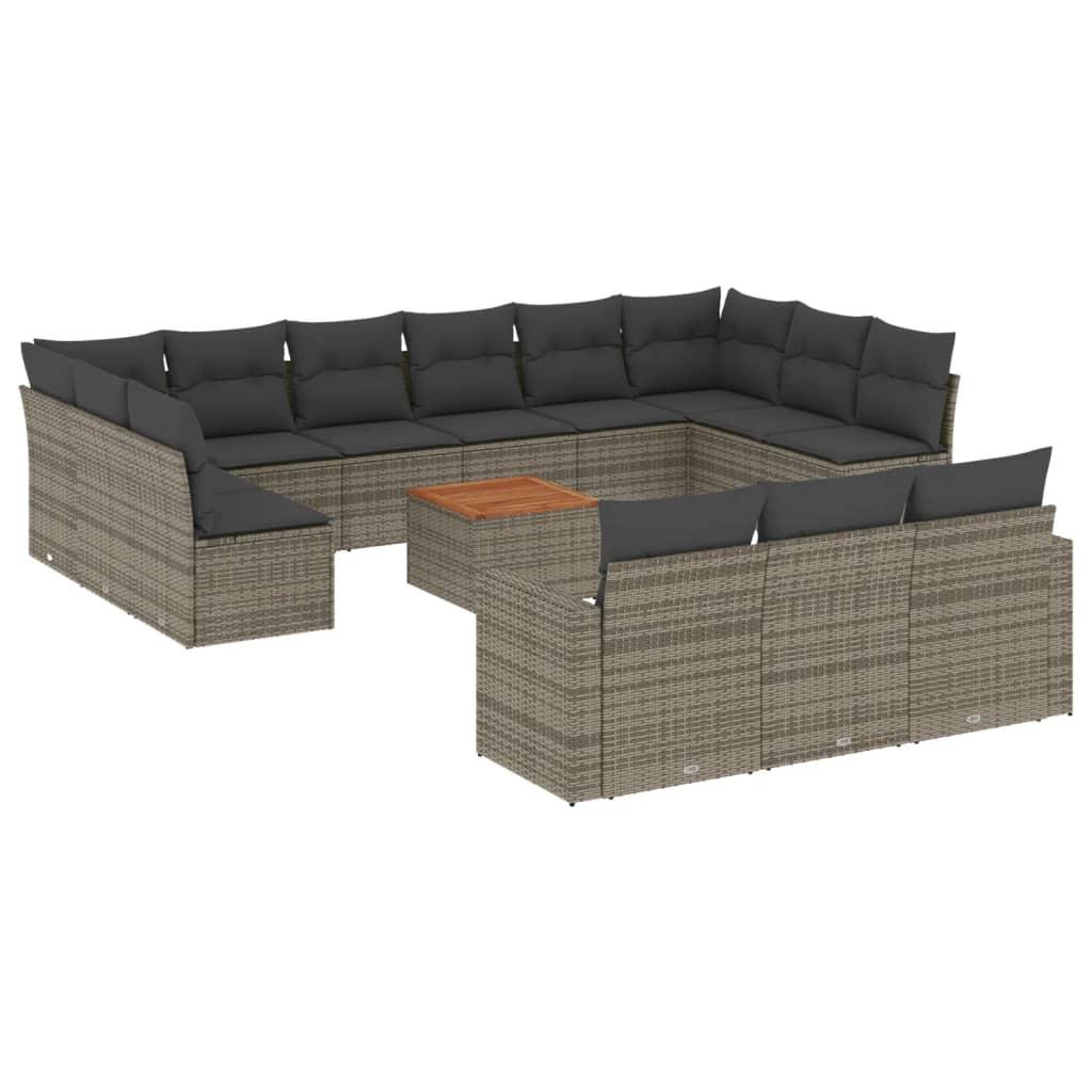 VidaXL Garten sofagarnitur poly-rattan