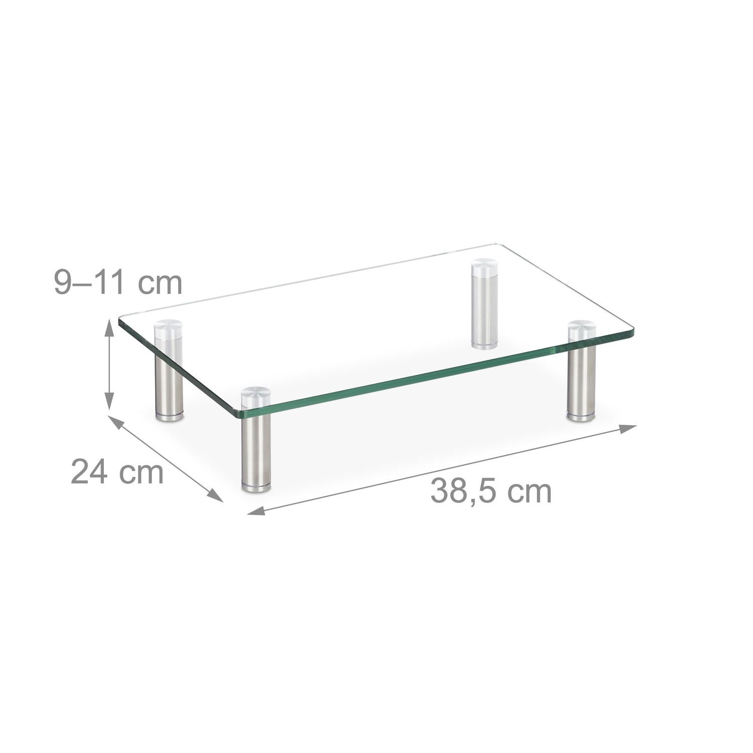 B2X Bildschirmständer aus Glas
