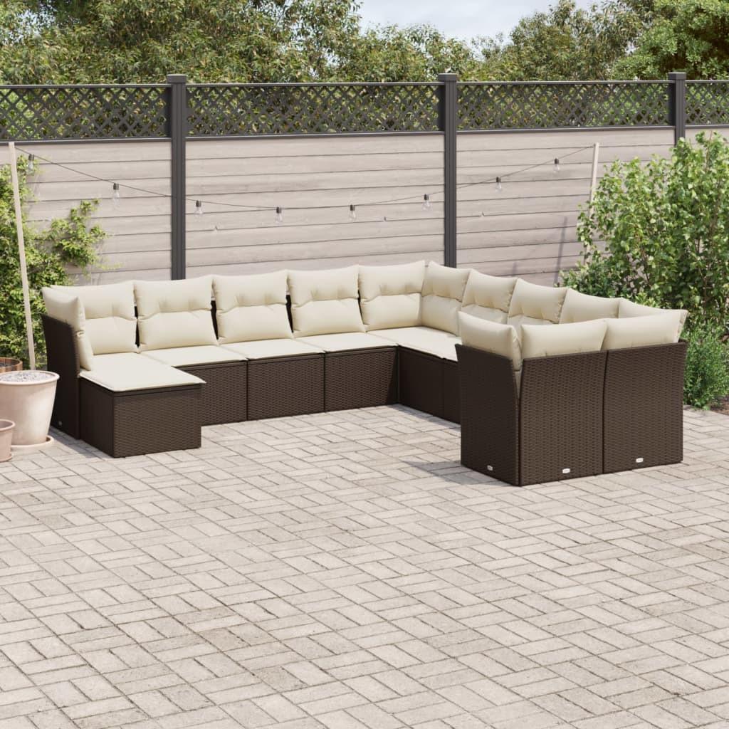 VidaXL Garten sofagarnitur poly-rattan