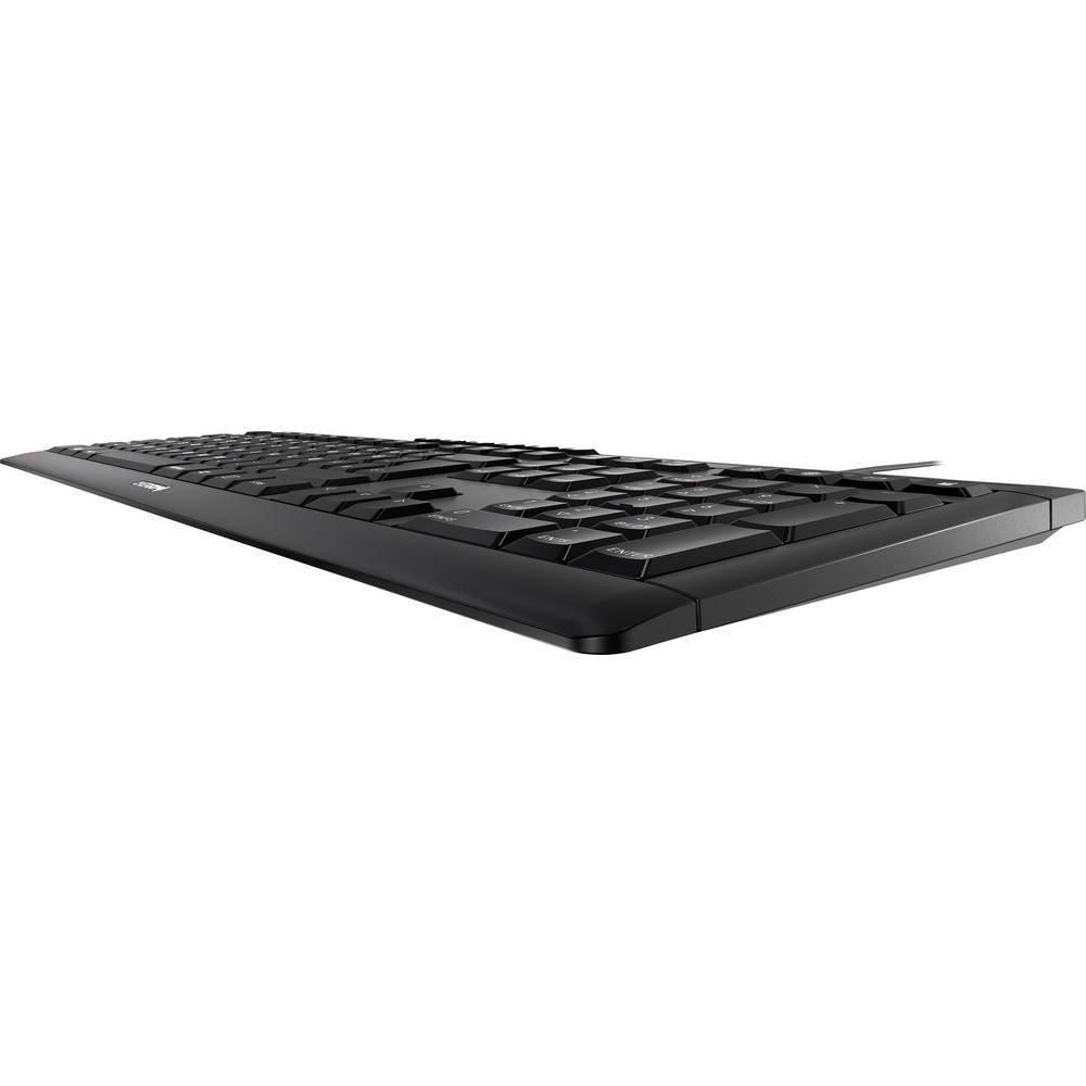 Cherry CHERRY STREAM KEYBOARD Kabelgebundene Tastatur, Schwarz, USB (QWERTZ - DE)