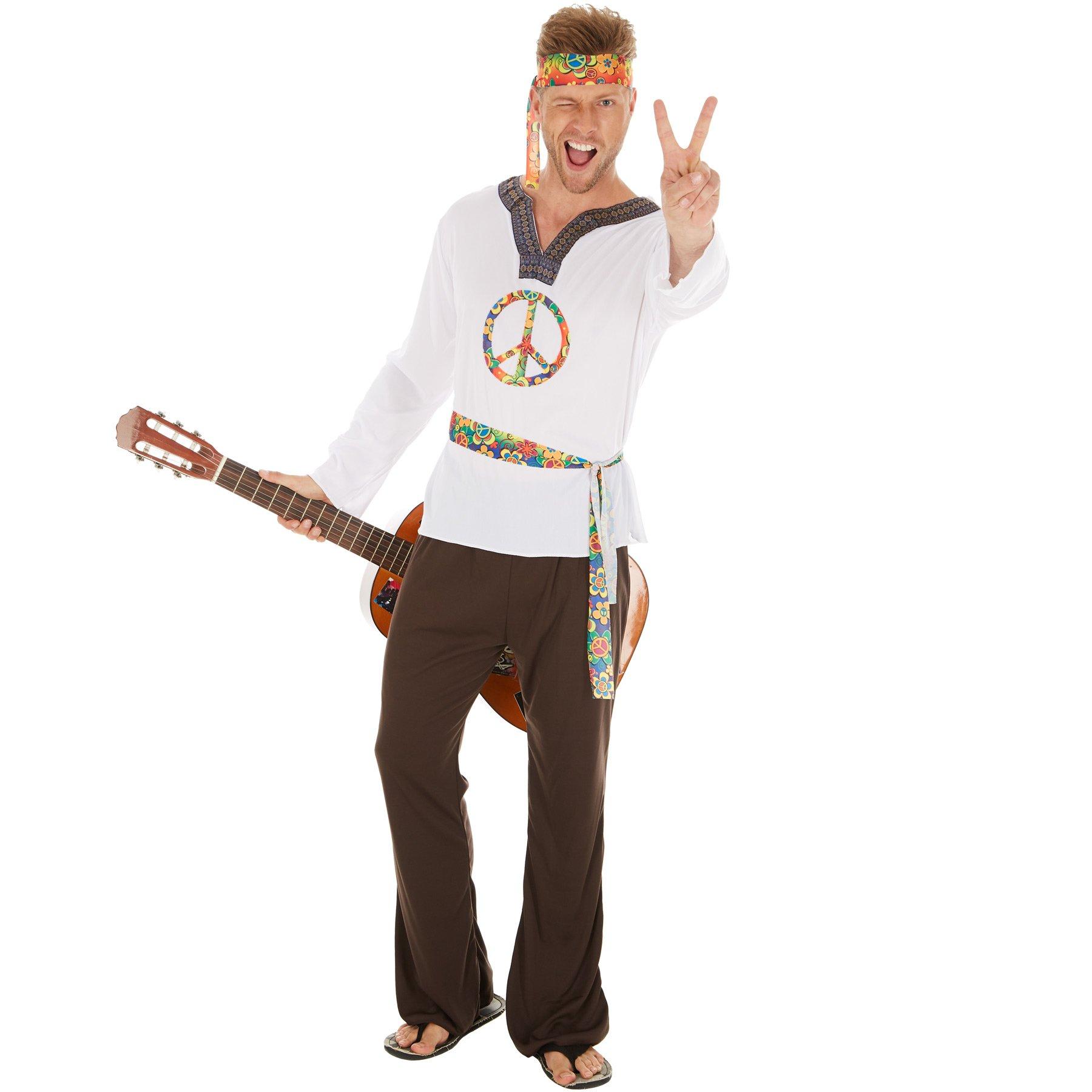 Tectake Herrenkostüm Hippie Jimmy
