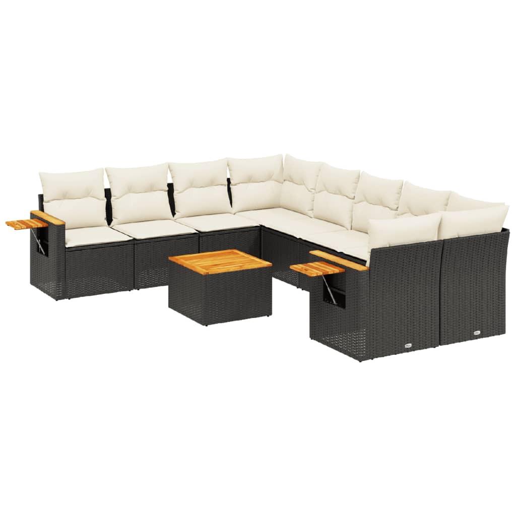 VidaXL Garten sofagarnitur poly-rattan