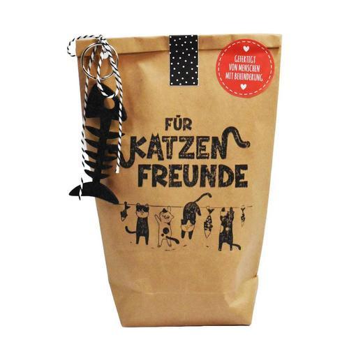 Wunderle Für Katzenfreunde Wundertüte mit Schlüsselanhänger