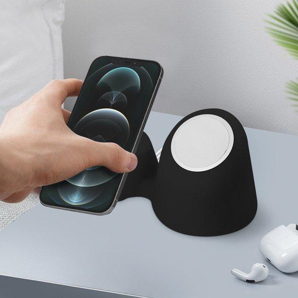 Avizar 3-in-1 Magsafe Halterung/Ständer Schwarz