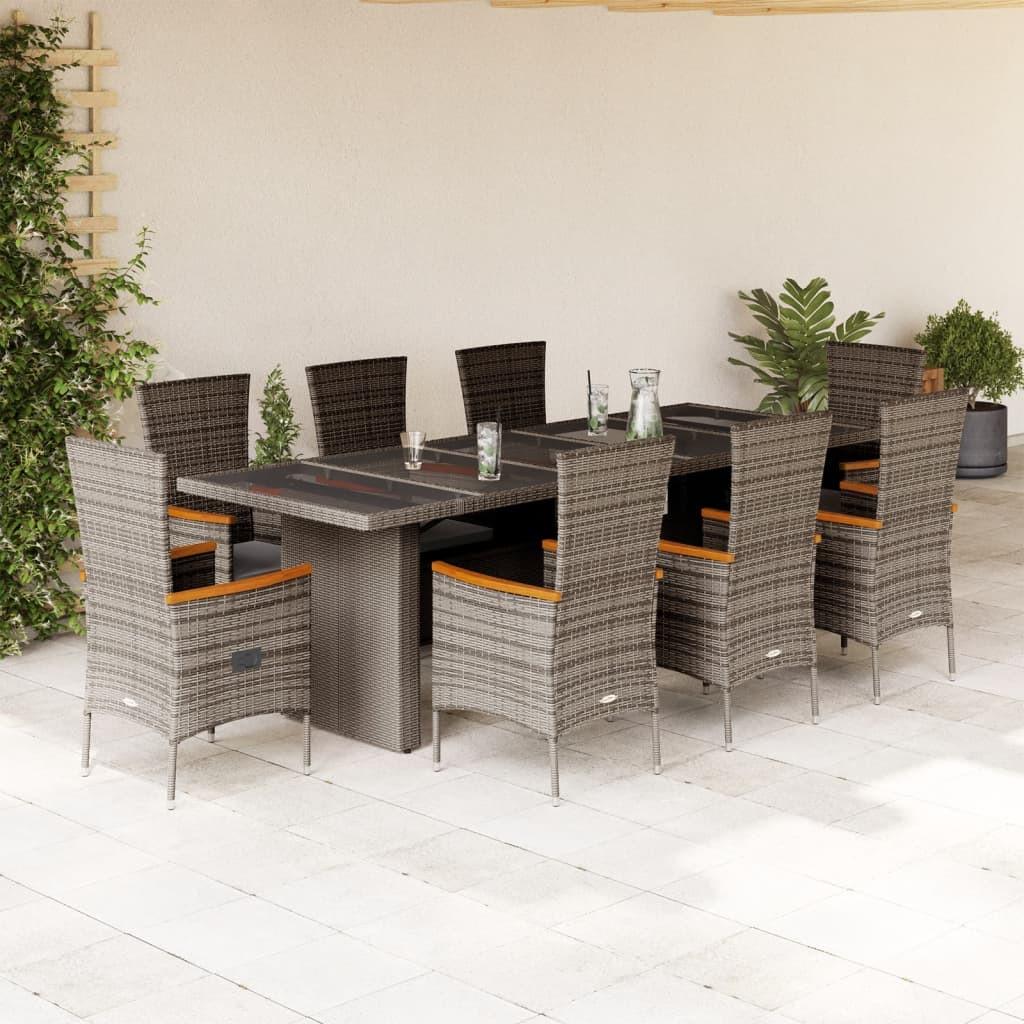 VidaXL Garten essgruppe poly-rattan