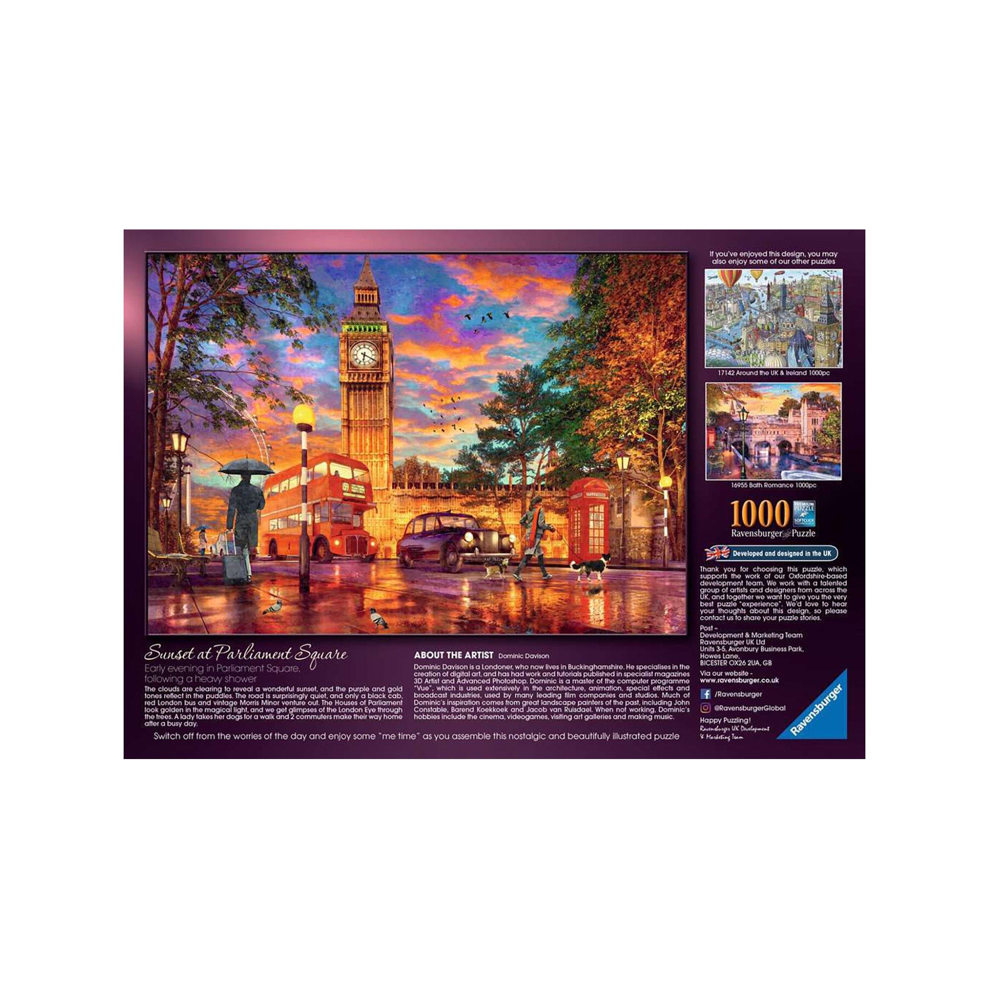 Ravensburger Puzzle Sonnenuntergang in London, 1000 Teile