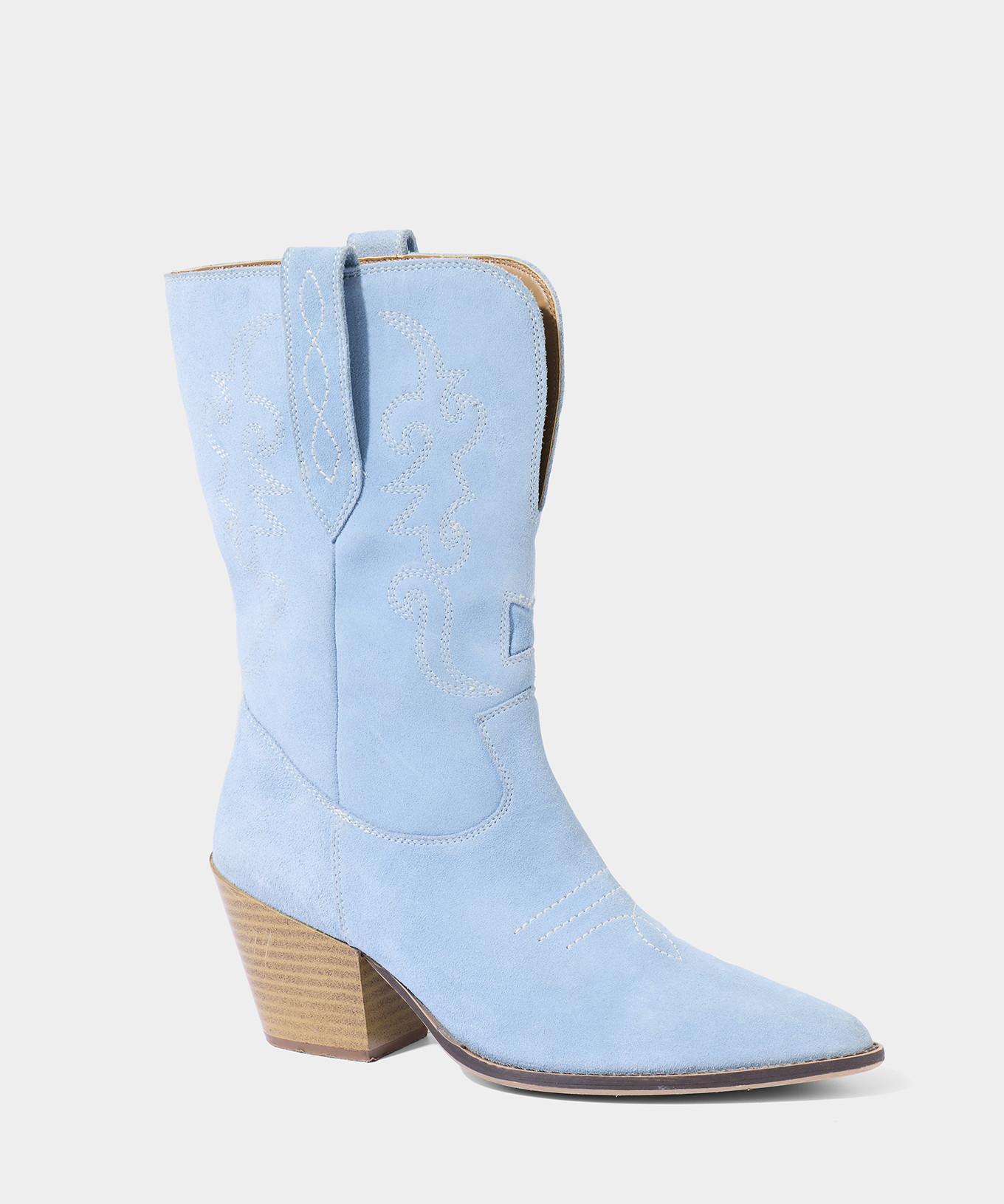 Joe Browns Western-Stiefel aus Wildleder mit Nahtdetail