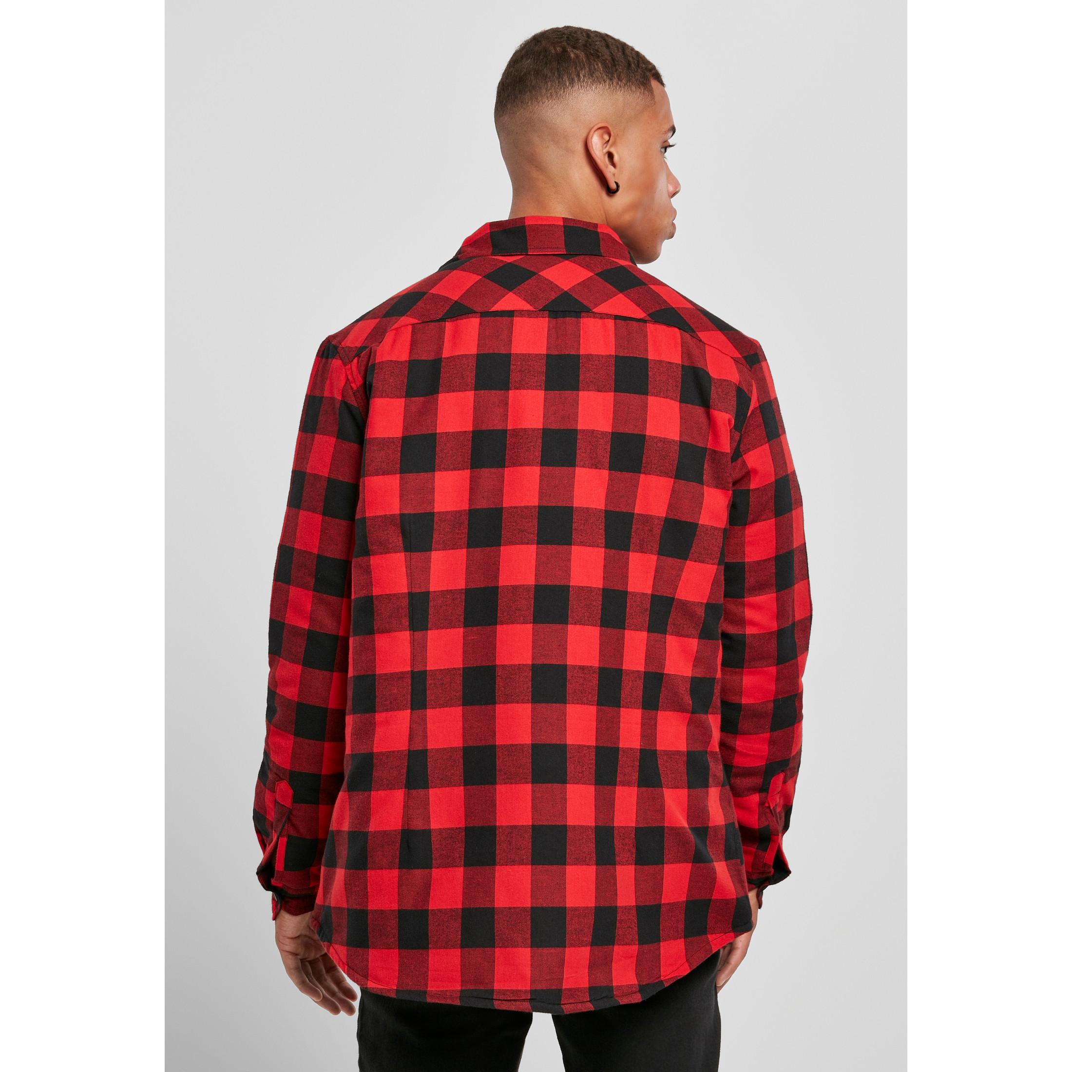 URBAN CLASSICS Flanellhemd mit Schnürsenkeln