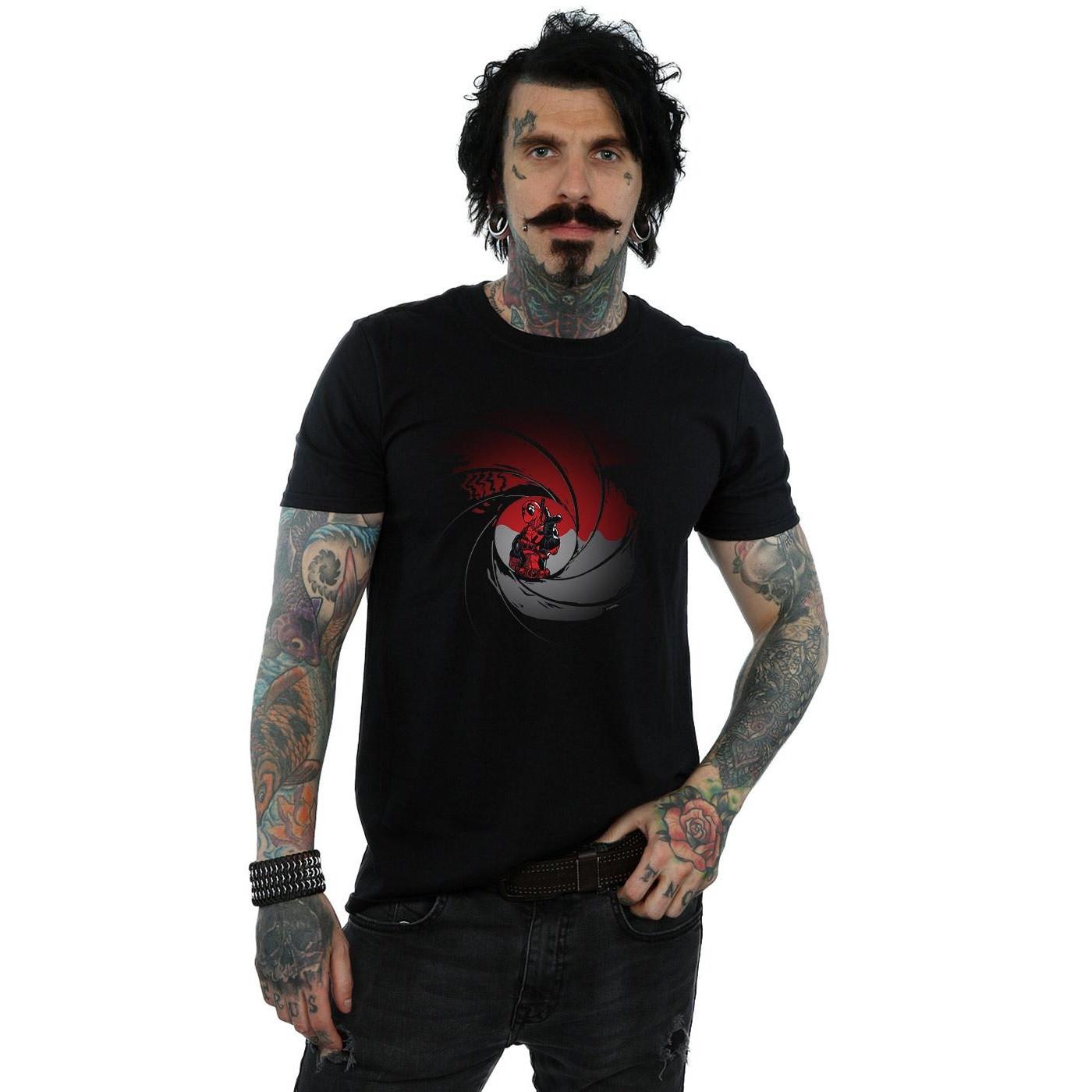 MARVEL Deadpool James Bond Style T-Shirt