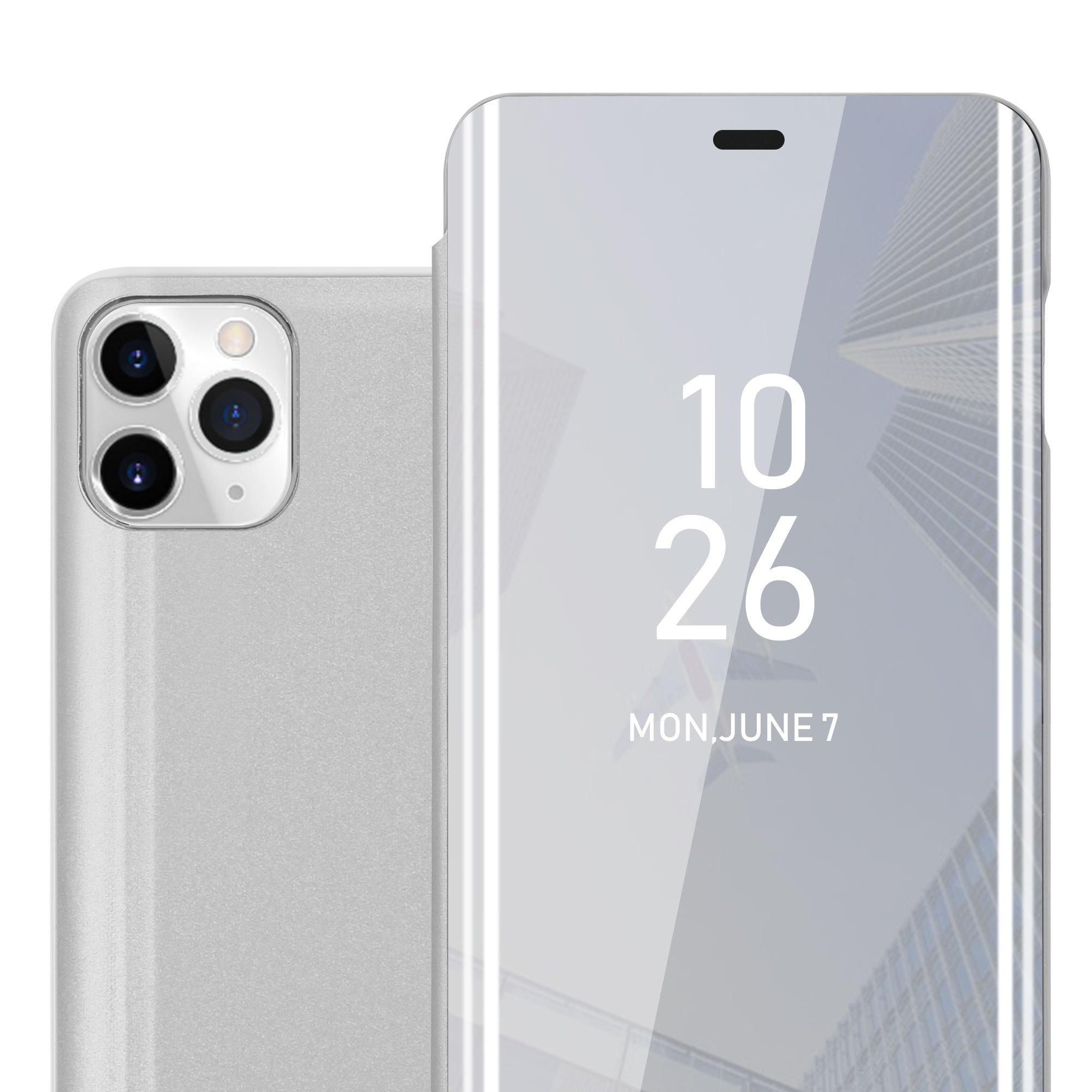 Cadorabo Hülle für Apple iPhone 11 PRO MAX Spiegel Standfunktion 360 Grad Schutz