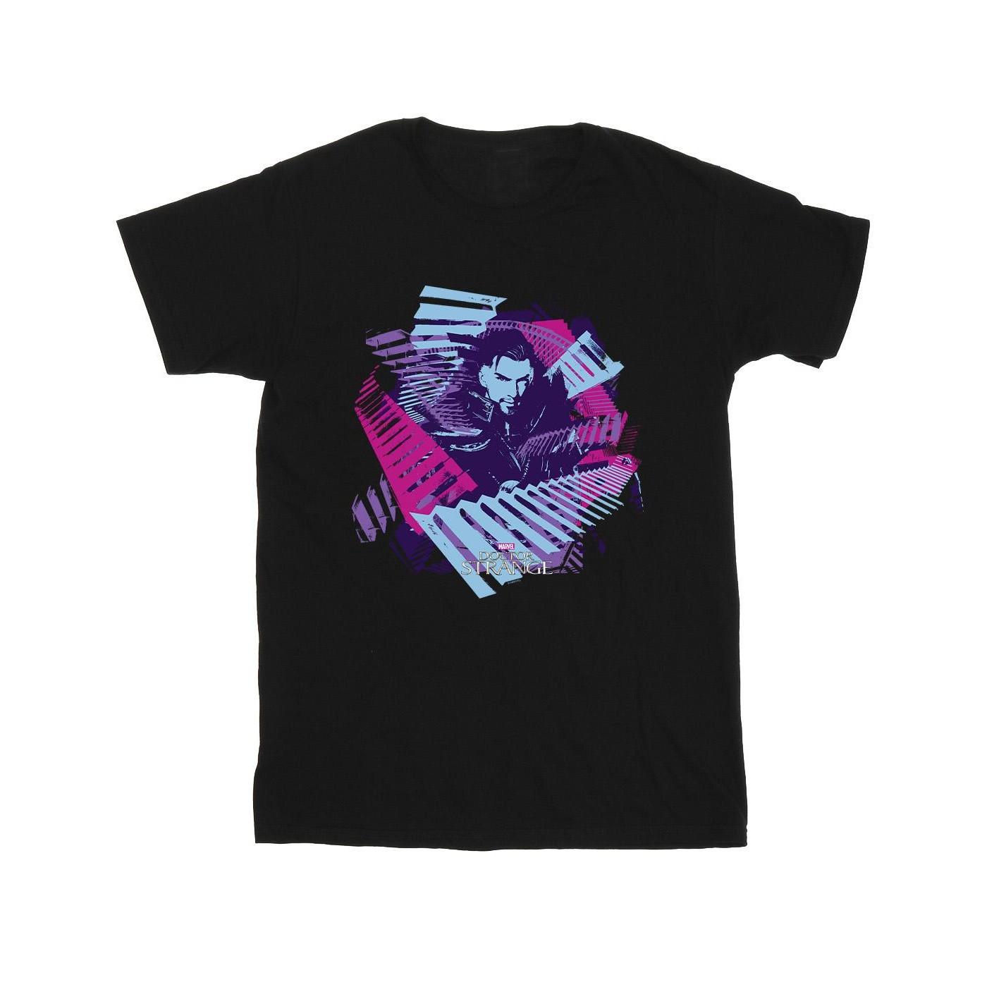 MARVEL Doctor Strange Geometrisches Grafikdruck T-Shirt