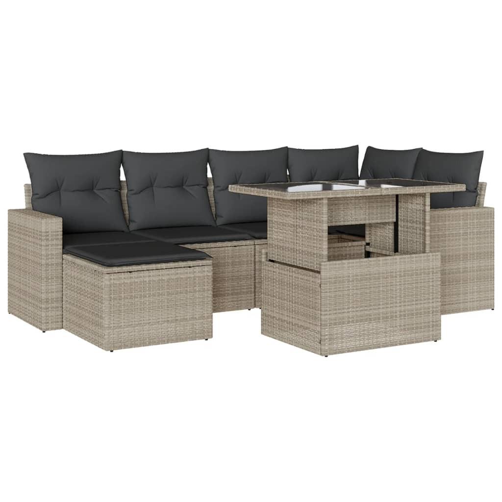 VidaXL Garten sofagarnitur poly-rattan