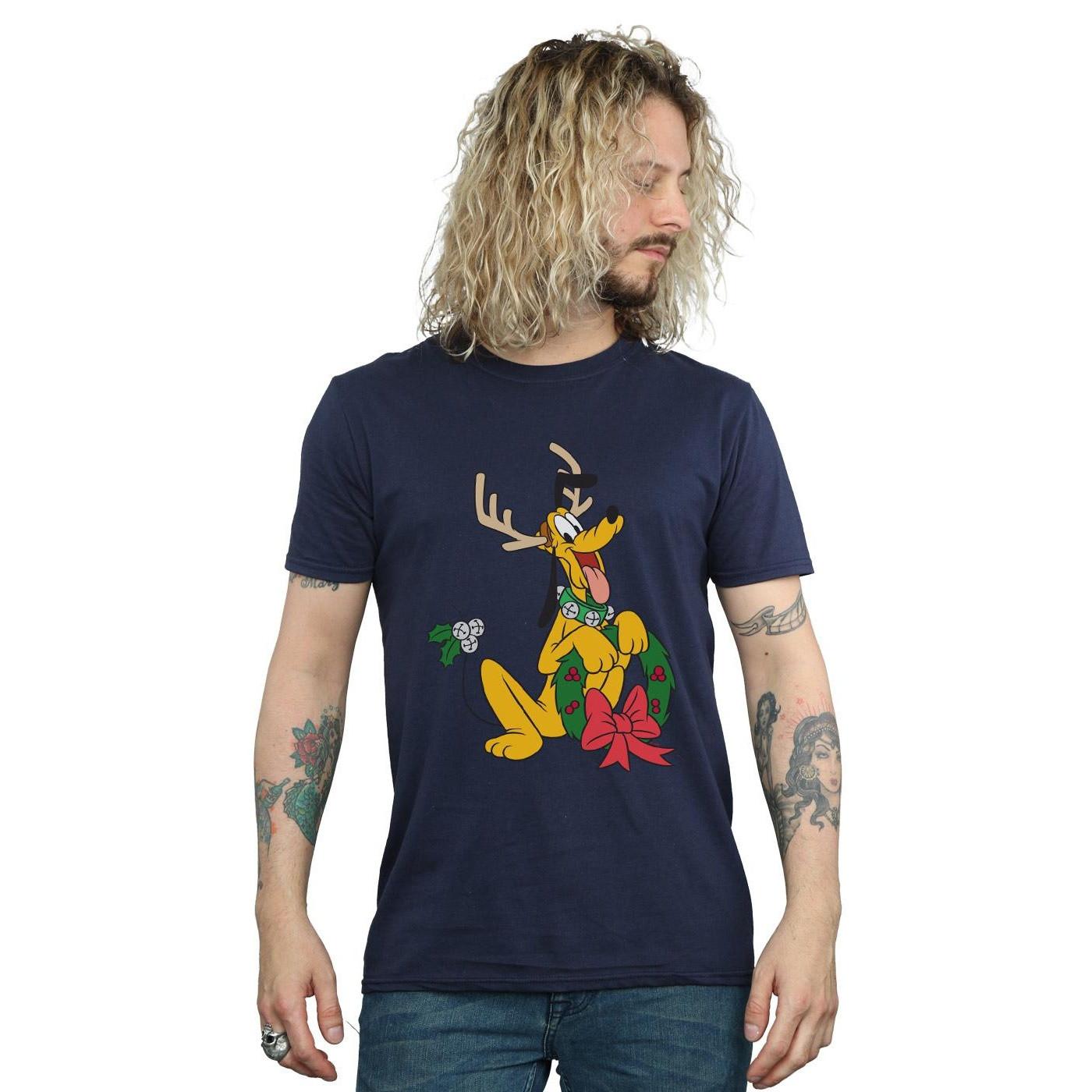 Disney Pluto Weihnachts-Rentier T-Shirt