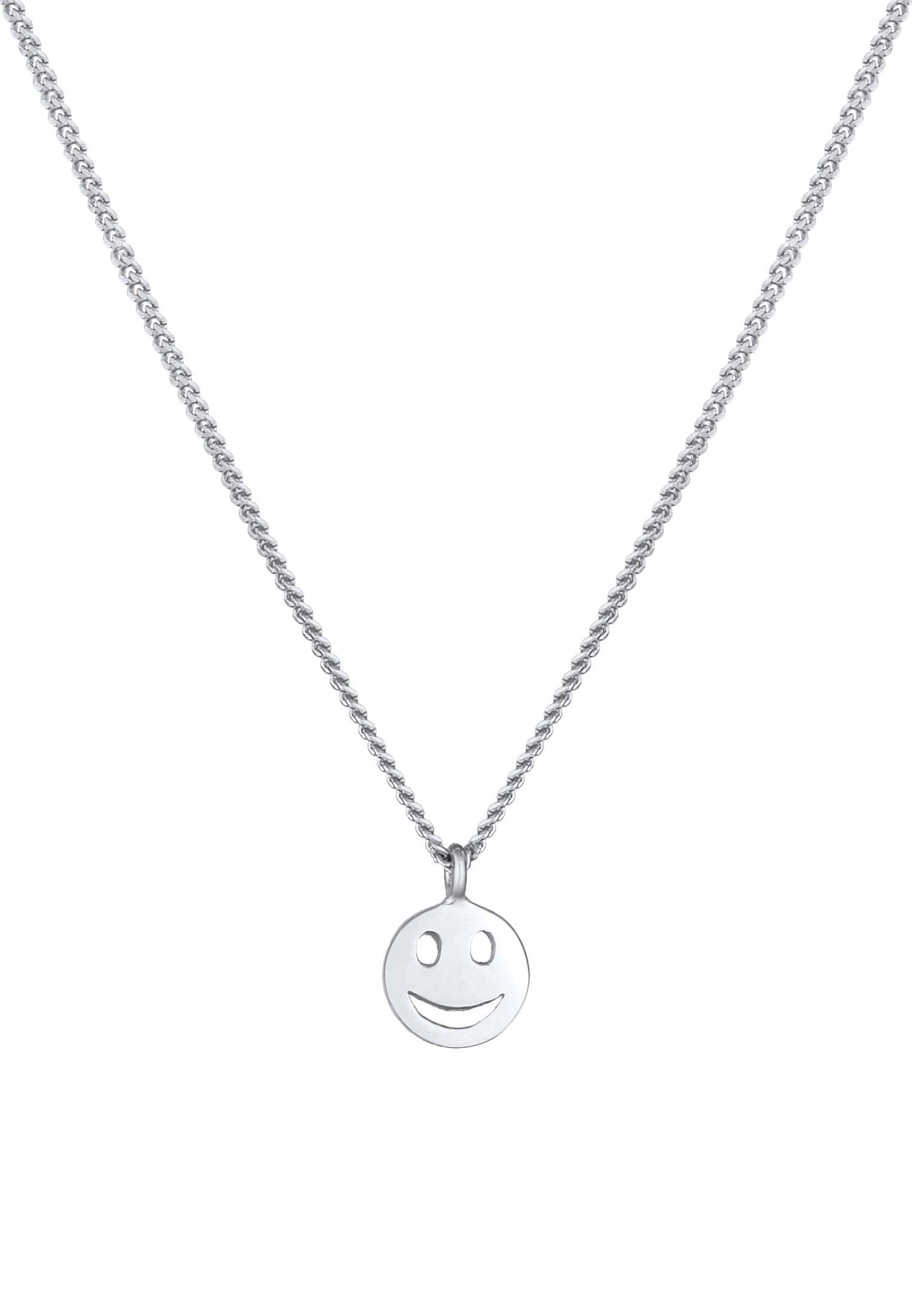Elli Halskette Mit Smile Face Motif