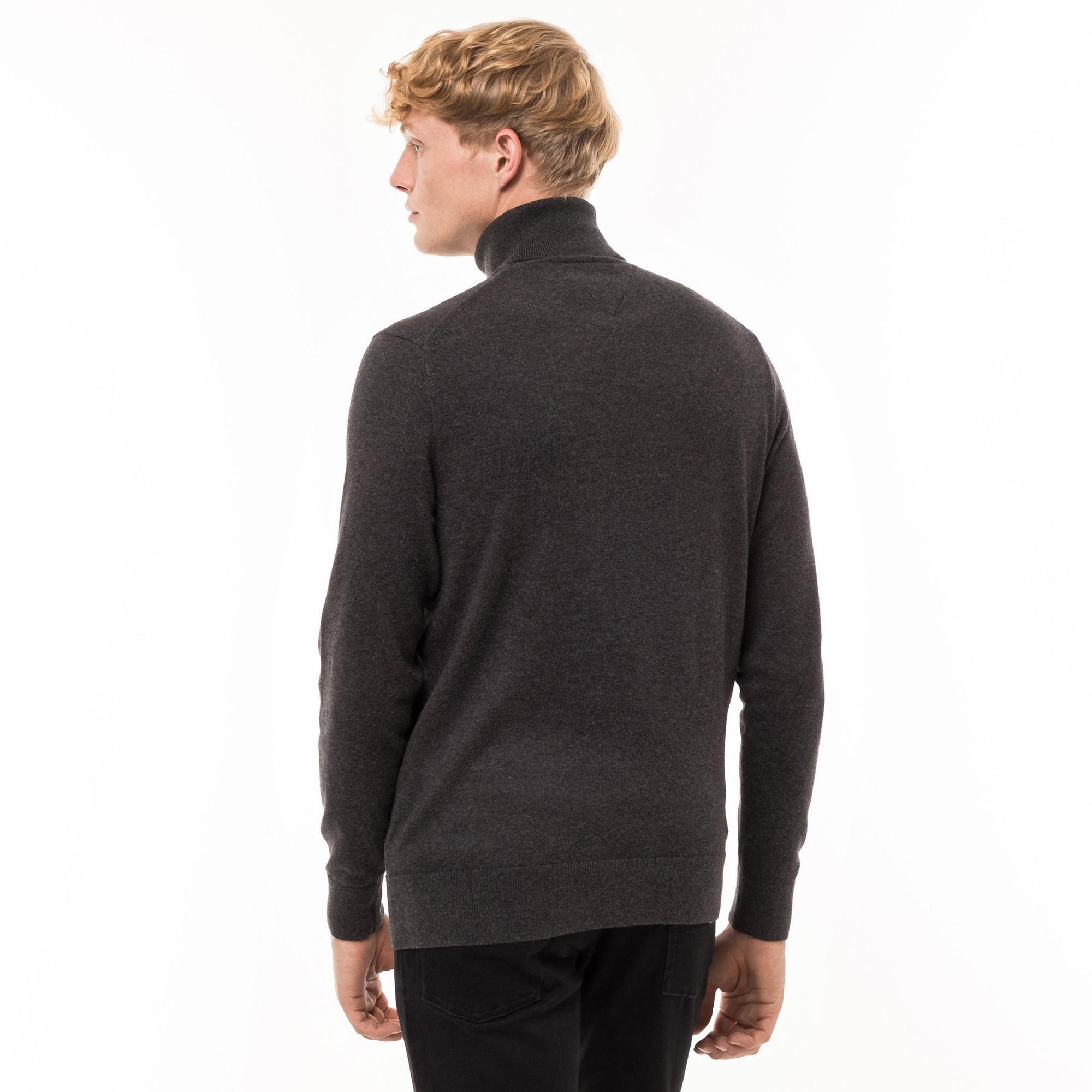 TOMMY HILFIGER PIMA ORG CTN CASHMERE ROLL NECK Cashmere Pullover