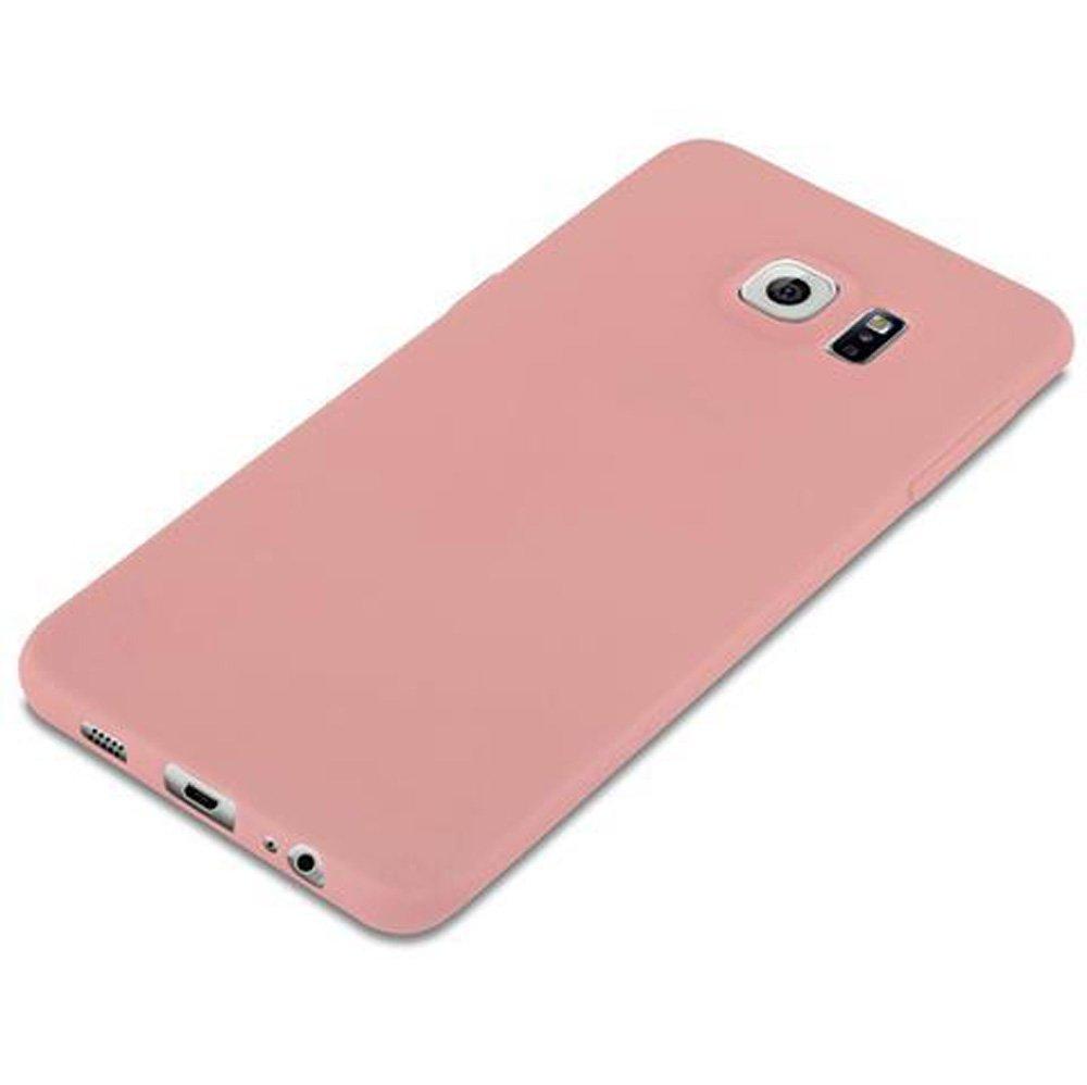 Cadorabo Hülle für Samsung Galaxy S6 EDGE TPU Silikon Candy