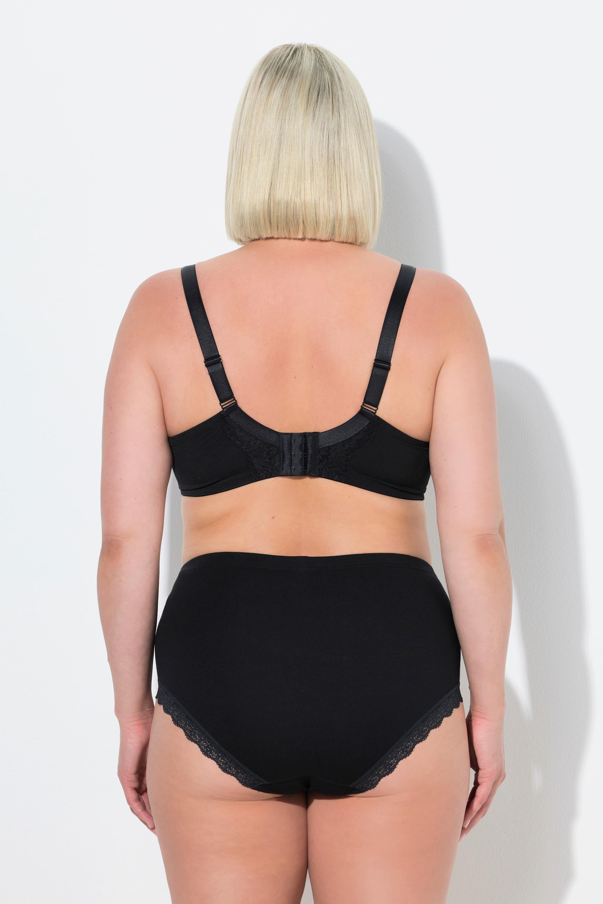 Ulla Popken Bügel-BH, Spitze, Softcups, Cup B - F