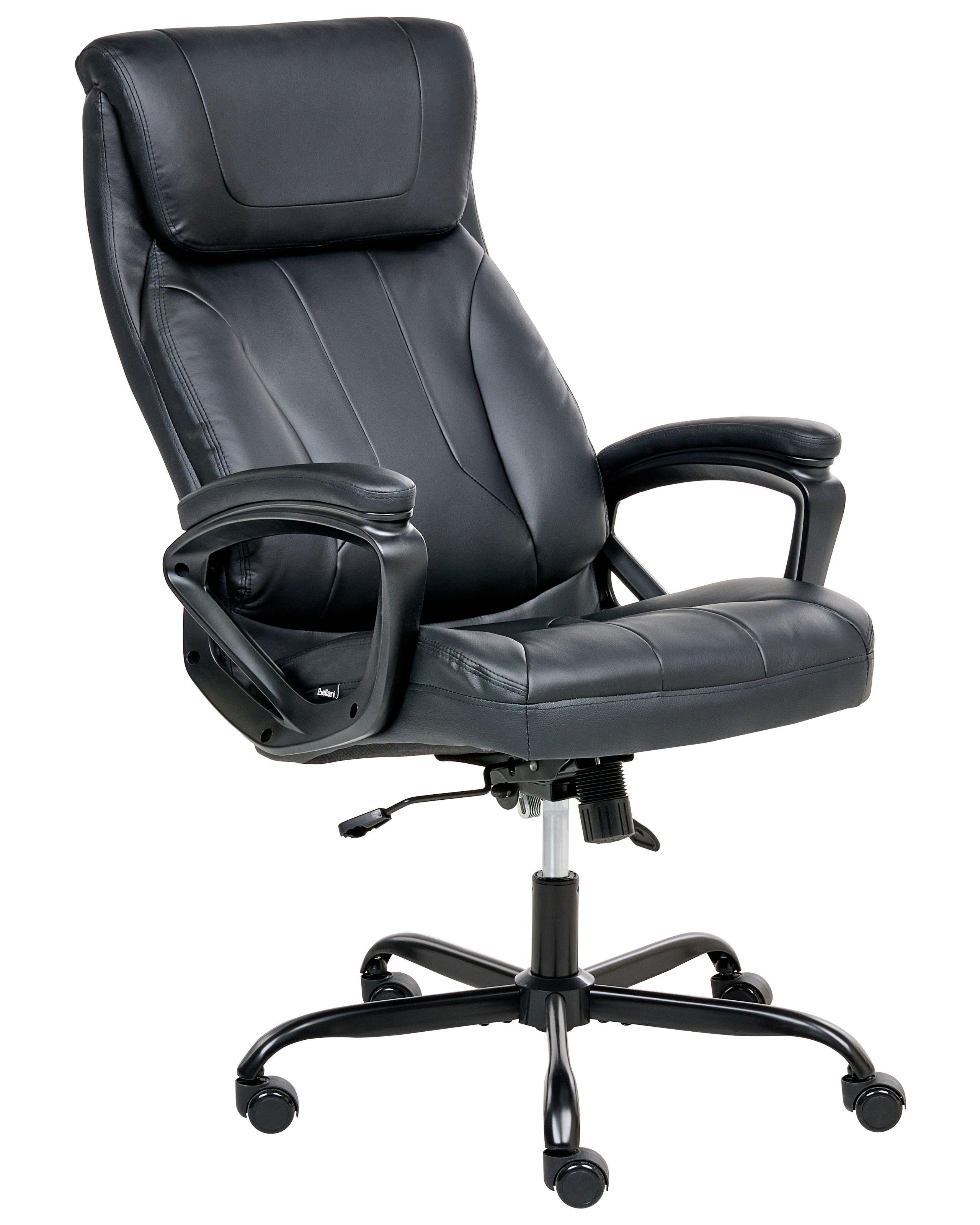 Beliani Chefsessel aus Kunstleder Klassisch PROUD