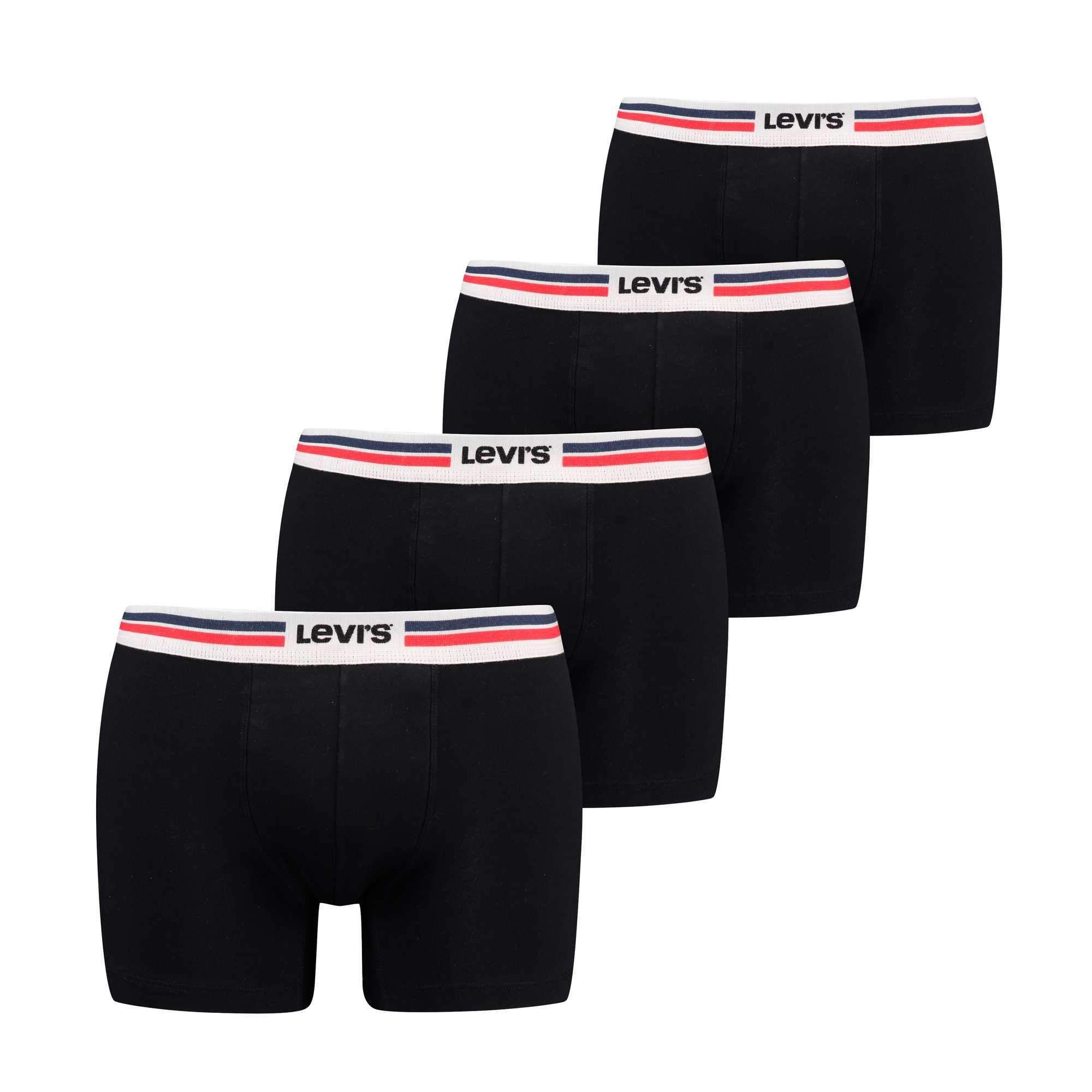 Levis Boxershort Stretch-MEN PLACED SPRTSWR LOGO BOXER BRIEF ORG 4P E