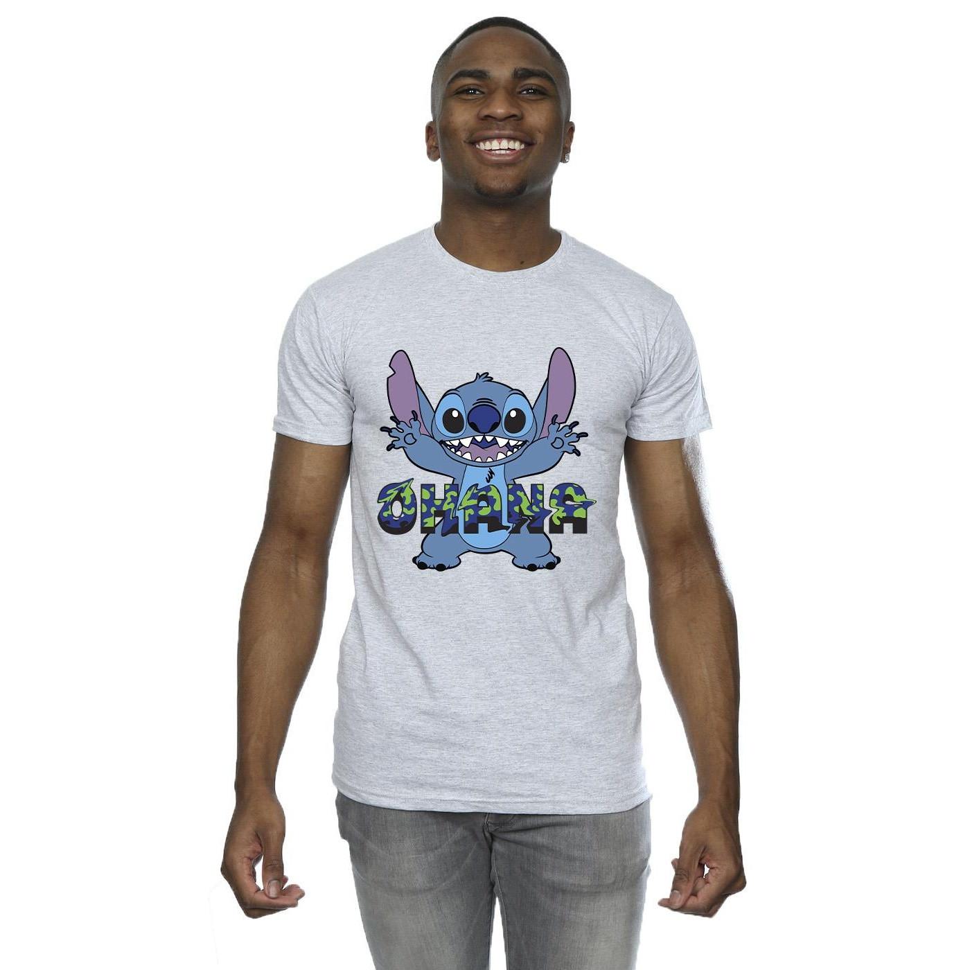 Disney Ohana Grafikdruck T-Shirt