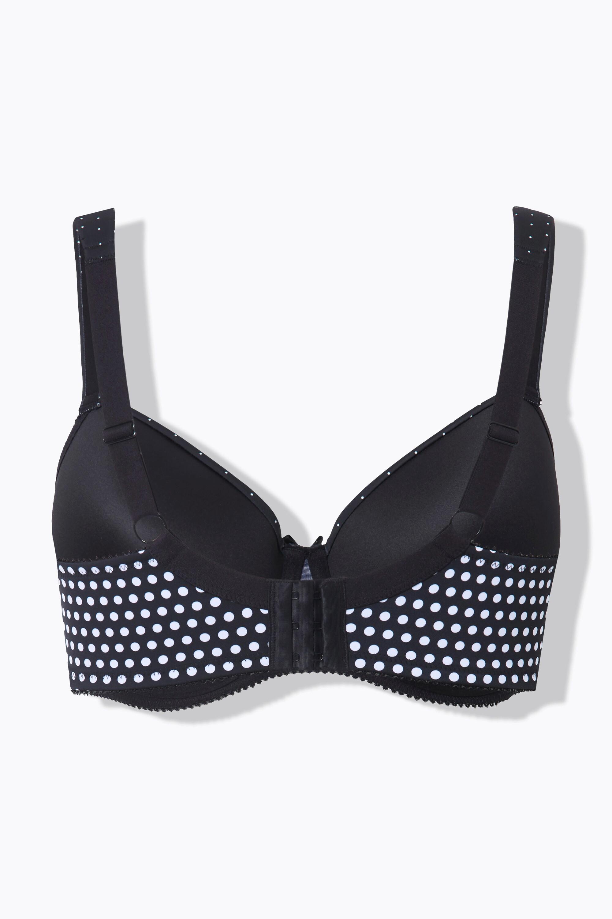 Ulla Popken Bügel-BH, Punkte, Softcups, Cup B - F