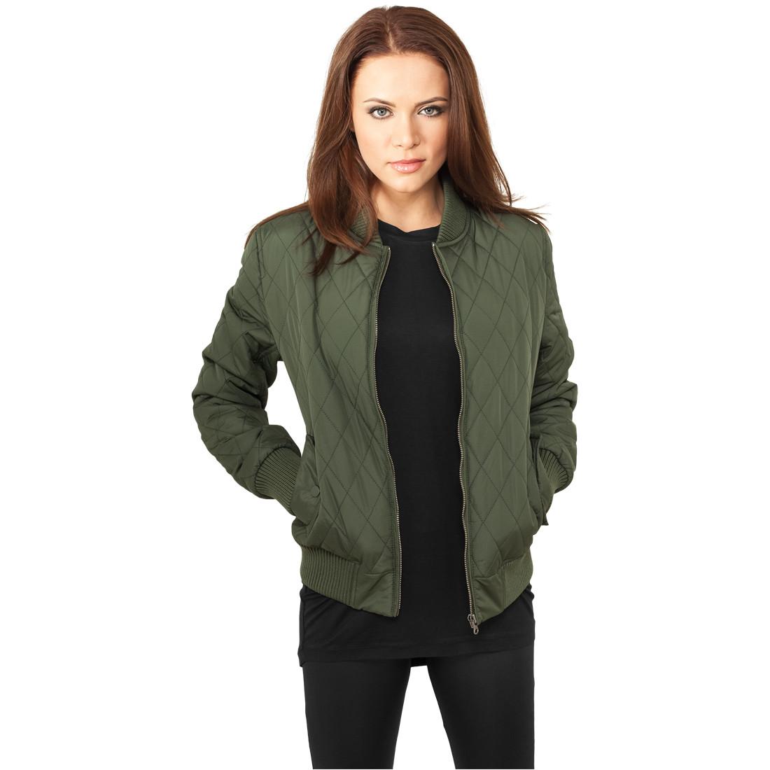 URBAN CLASSICS damen urban claic diamant-nylon-parka