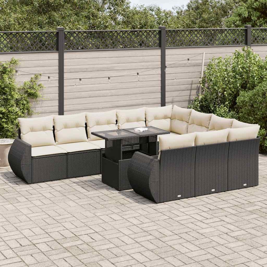 VidaXL Garten sofagarnitur poly-rattan