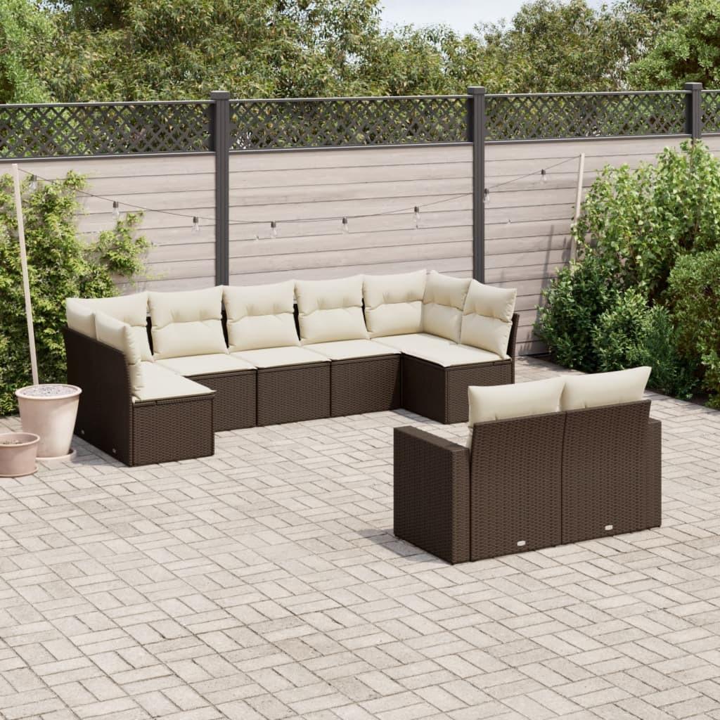 VidaXL Garten sofagarnitur poly-rattan