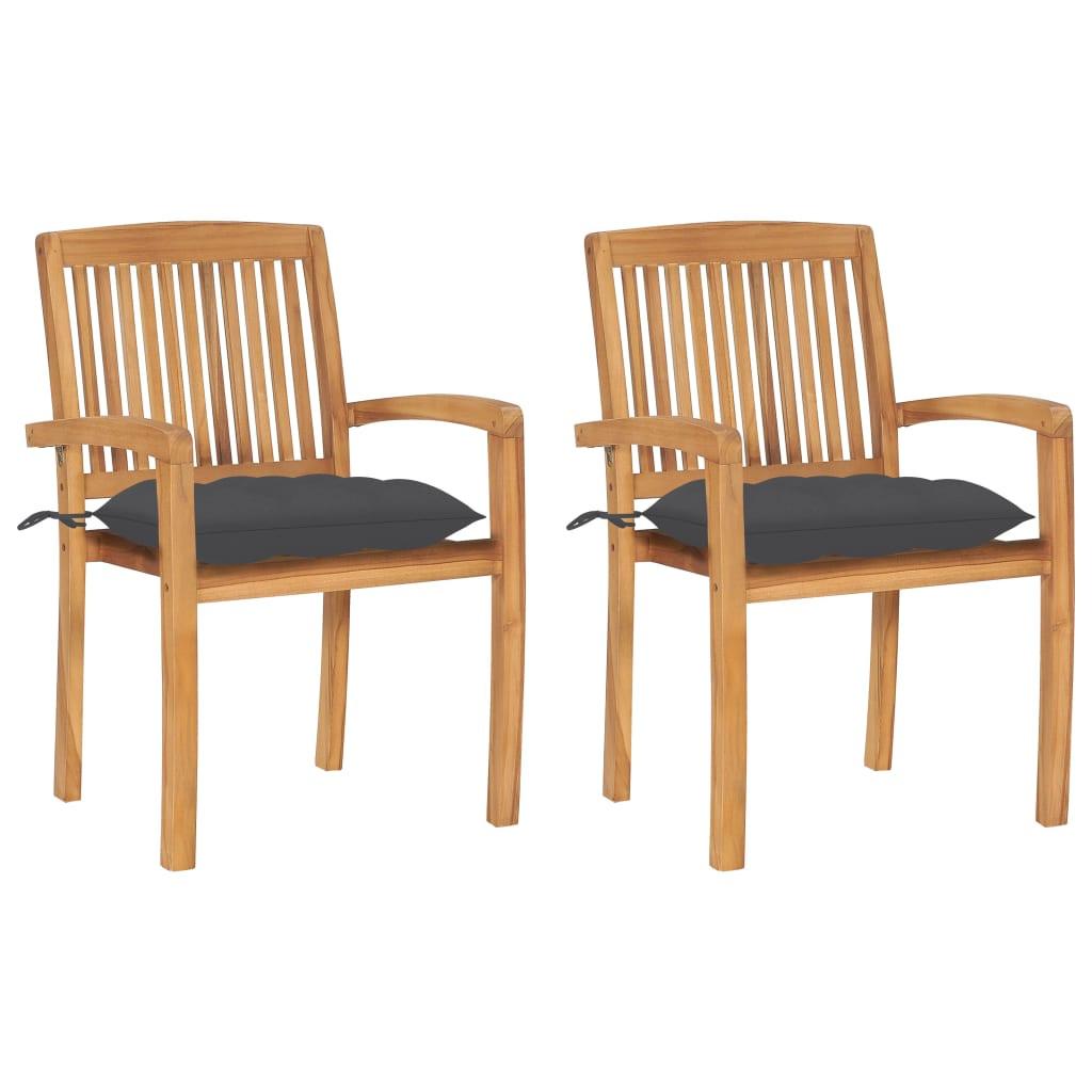VidaXL Gartenstuhl teak
