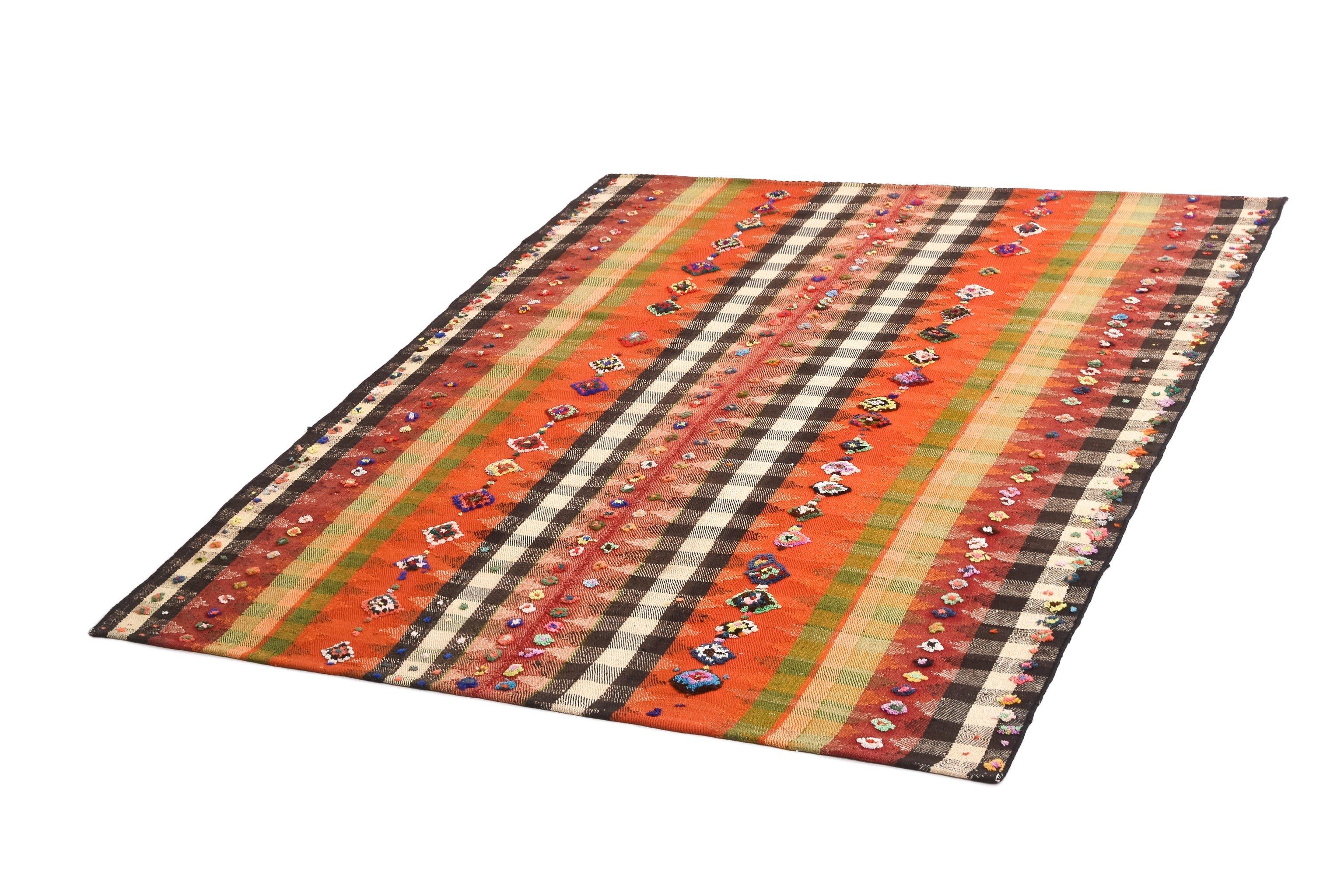 VIDAL Handgemachter Teppich Jajim old