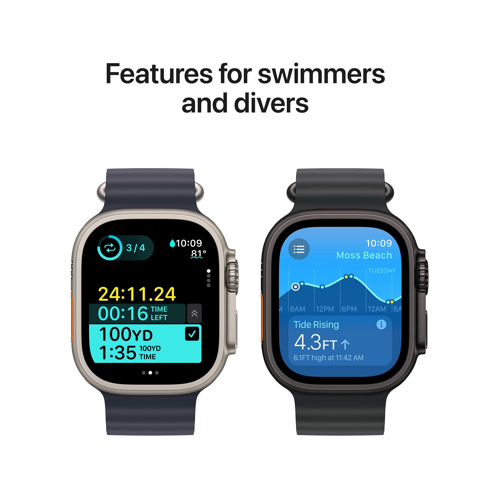 Apple AW Ultra 2 GPS + Cell 49mm with Milanese Loop - L Smartwatch