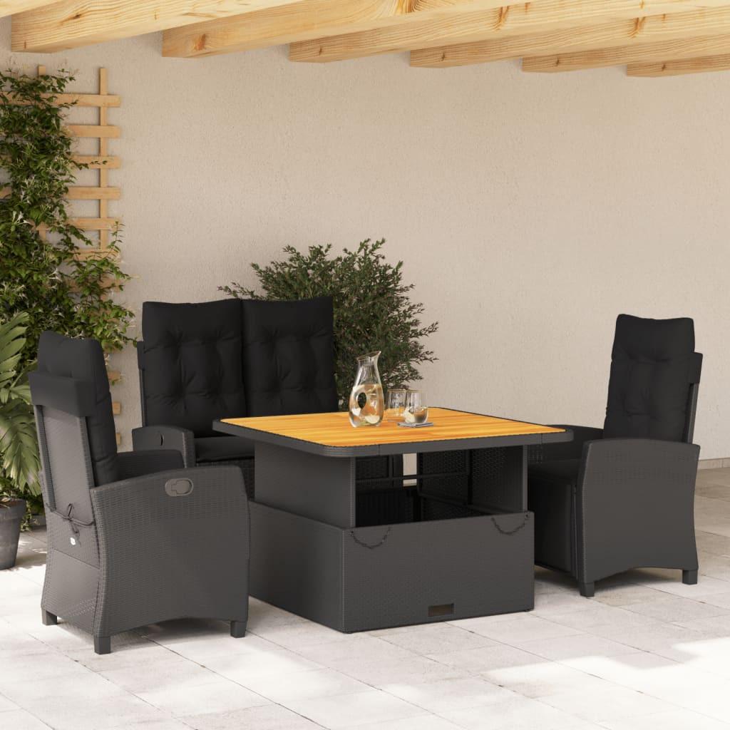 VidaXL Garten essgruppe poly-rattan