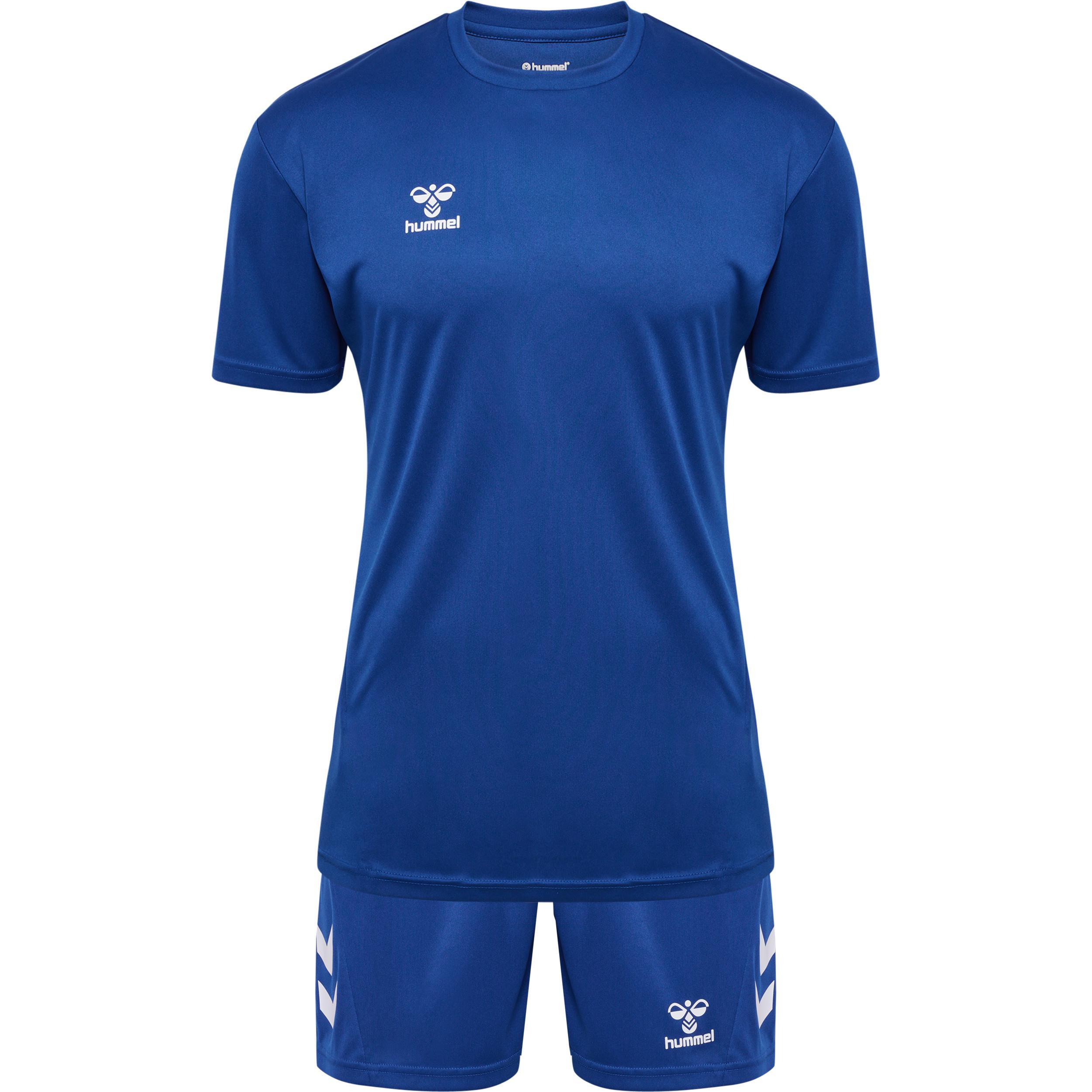 Hummel set aus t-shirt + shorts logo
