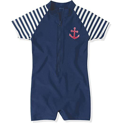 Playshoes badeanzug mit uv-schutz, baby maritime