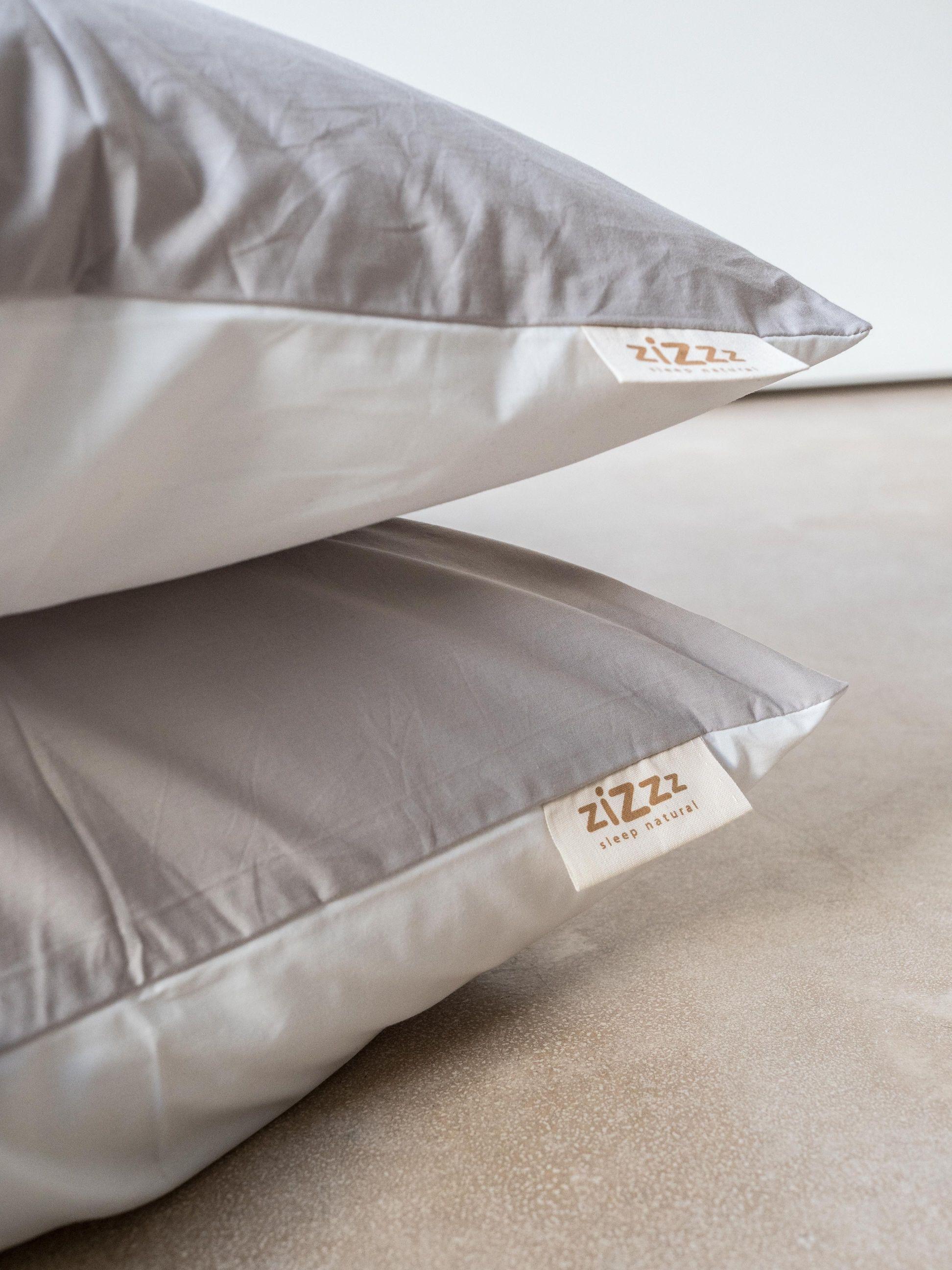 Zizzz Perkal Kissenbezug bio-Baumwolle- 60x 60 cm