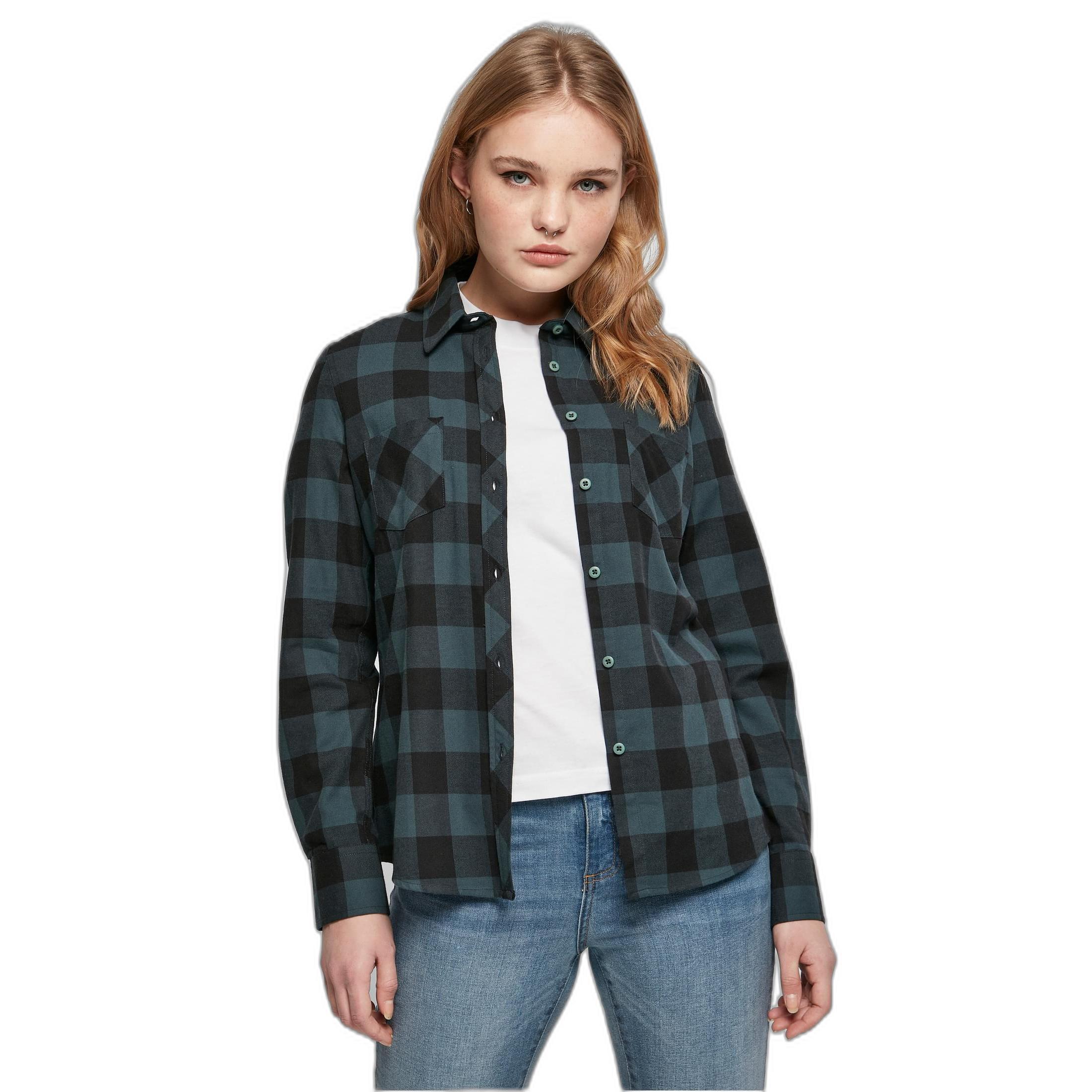 URBAN CLASSICS flanellhemd, kariert, damen urban claic