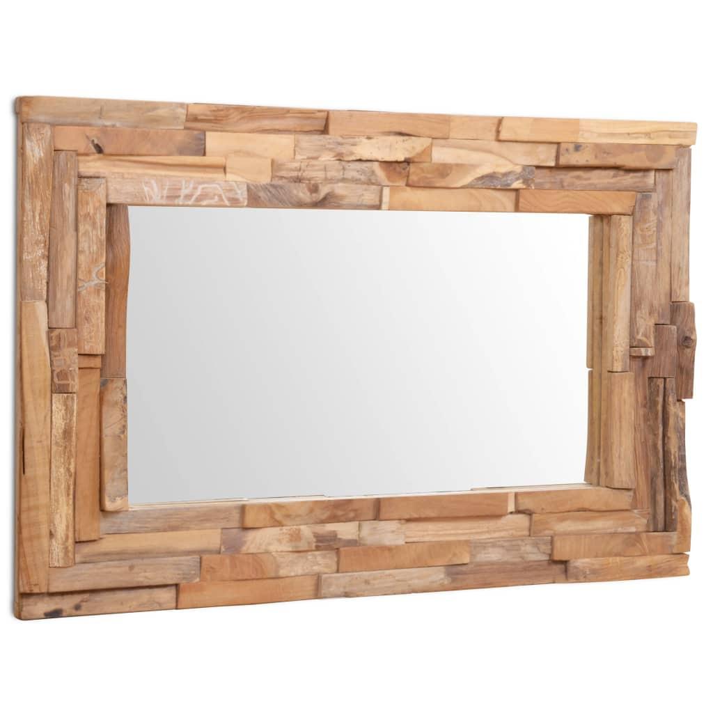 VidaXL Dekorativer spiegel teak