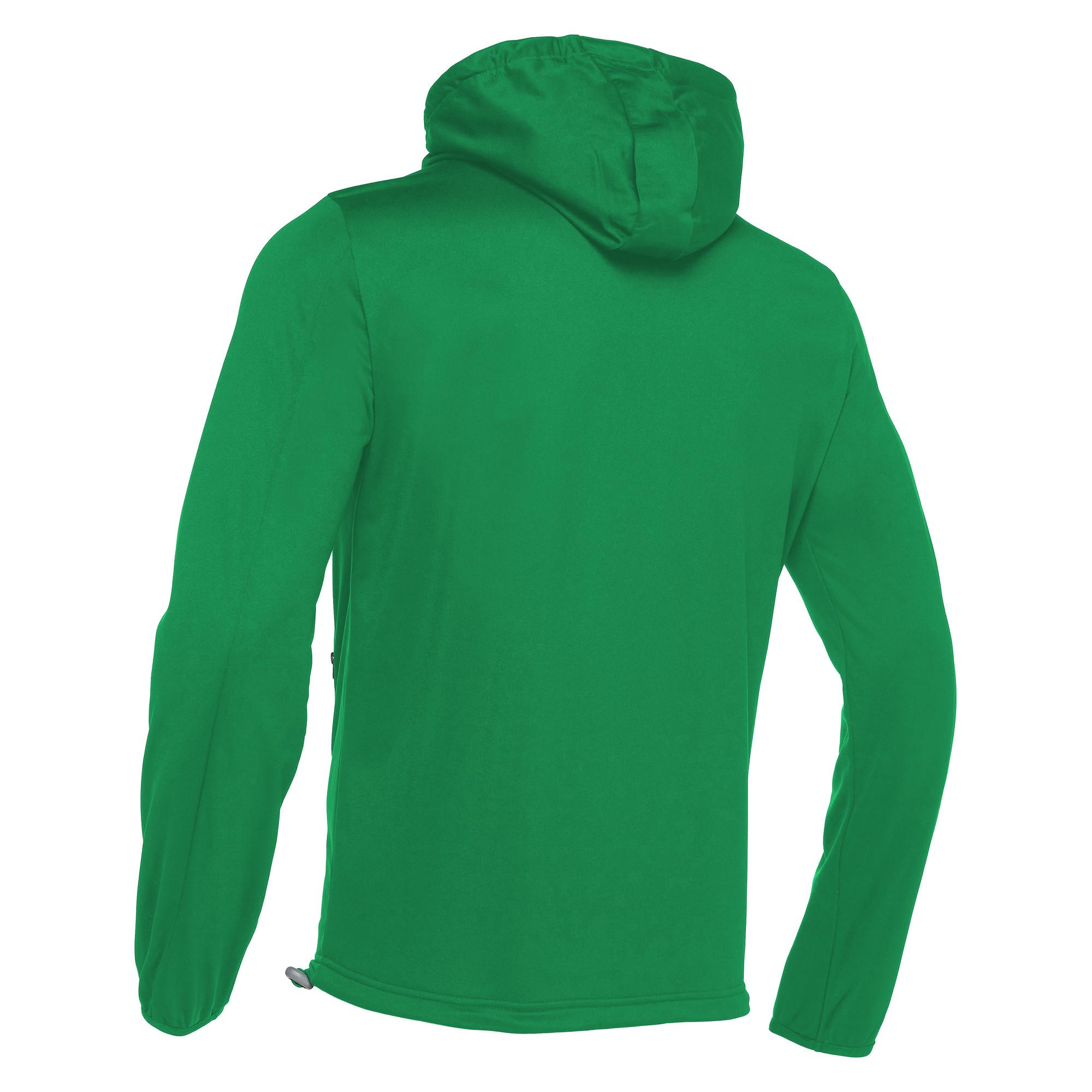 macron zip-pullover mit kapuze freyr