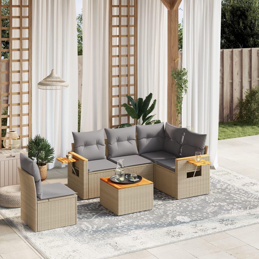 VidaXL Garten sofagarnitur poly-rattan