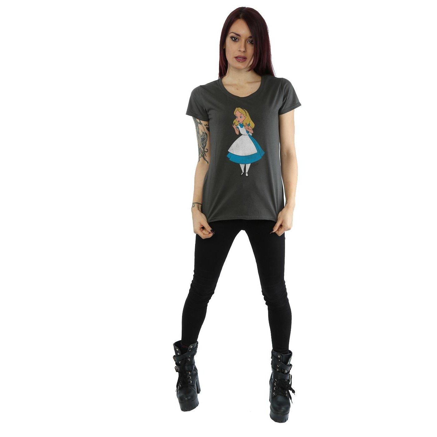Alice in Wonderland Alice im Wunderland Alice Distressed T-Shirt