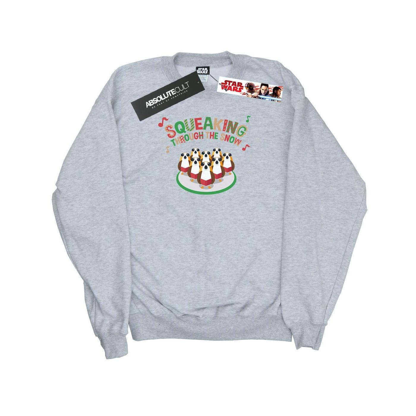 STAR WARS The Last Jedi Squeaking Rolling Through The Snow Sweatshirt