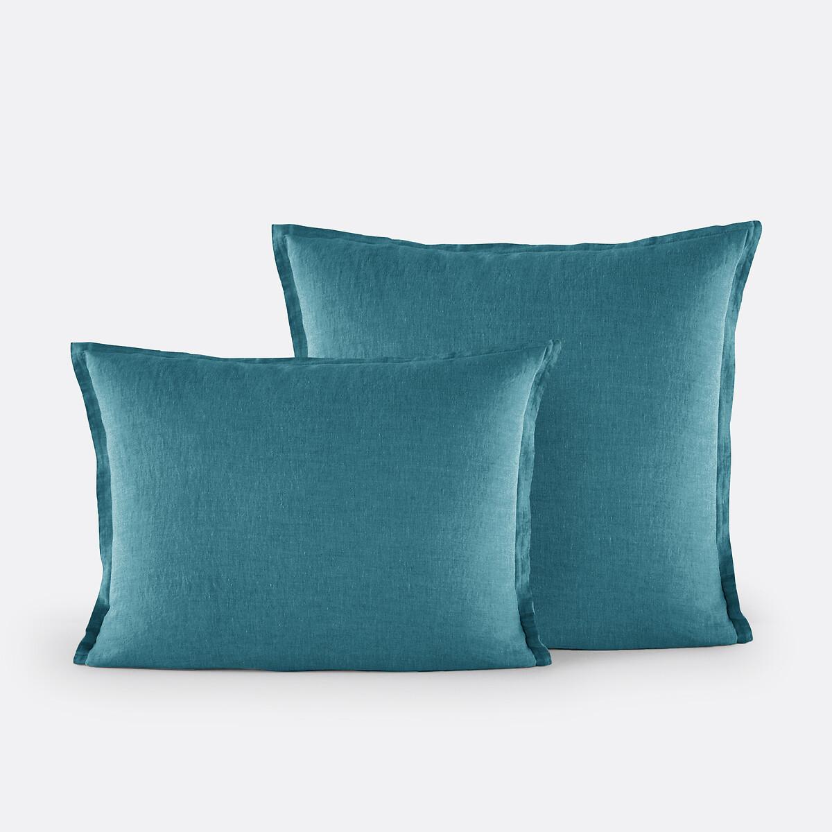 La Redoute Intérieurs Kissen- und Nackenrollenbezug Linot aus vorgewaschenem Leinen