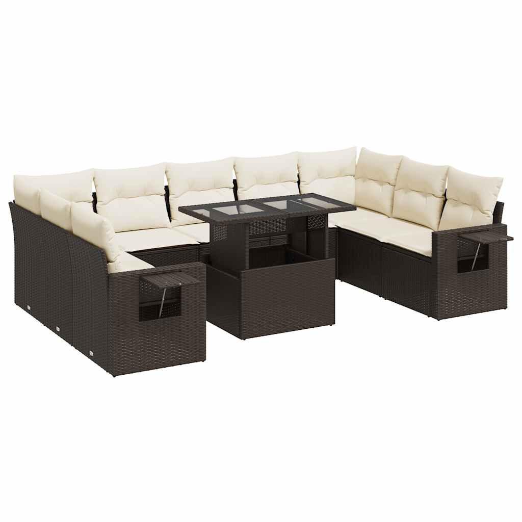 VidaXL Gartensofa set poly-rattan