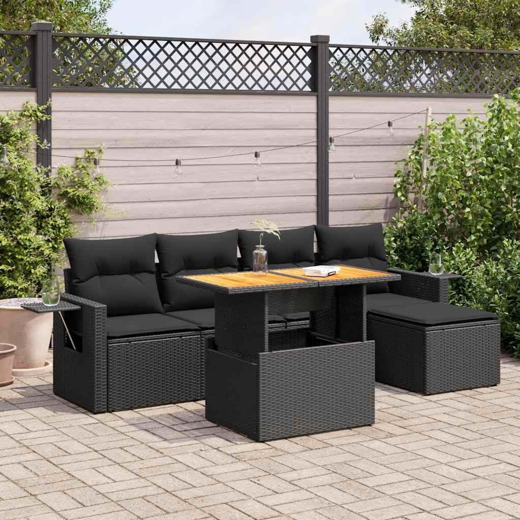 VidaXL Garten sofagarnitur poly-rattan