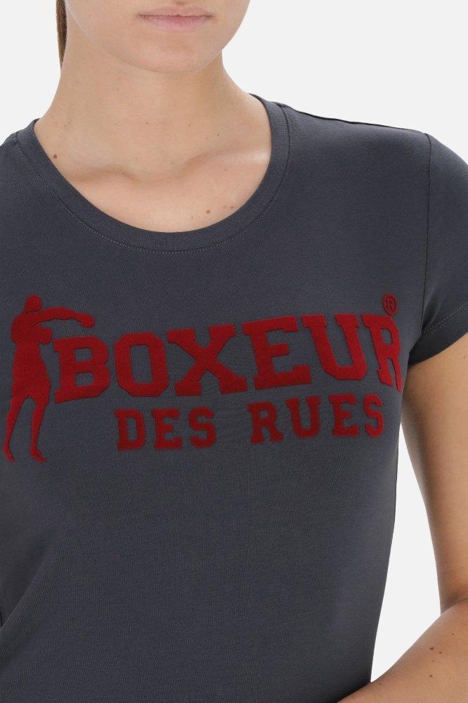 BOXEUR DES RUES T-Shirt mit Logo auf der Vorderseite