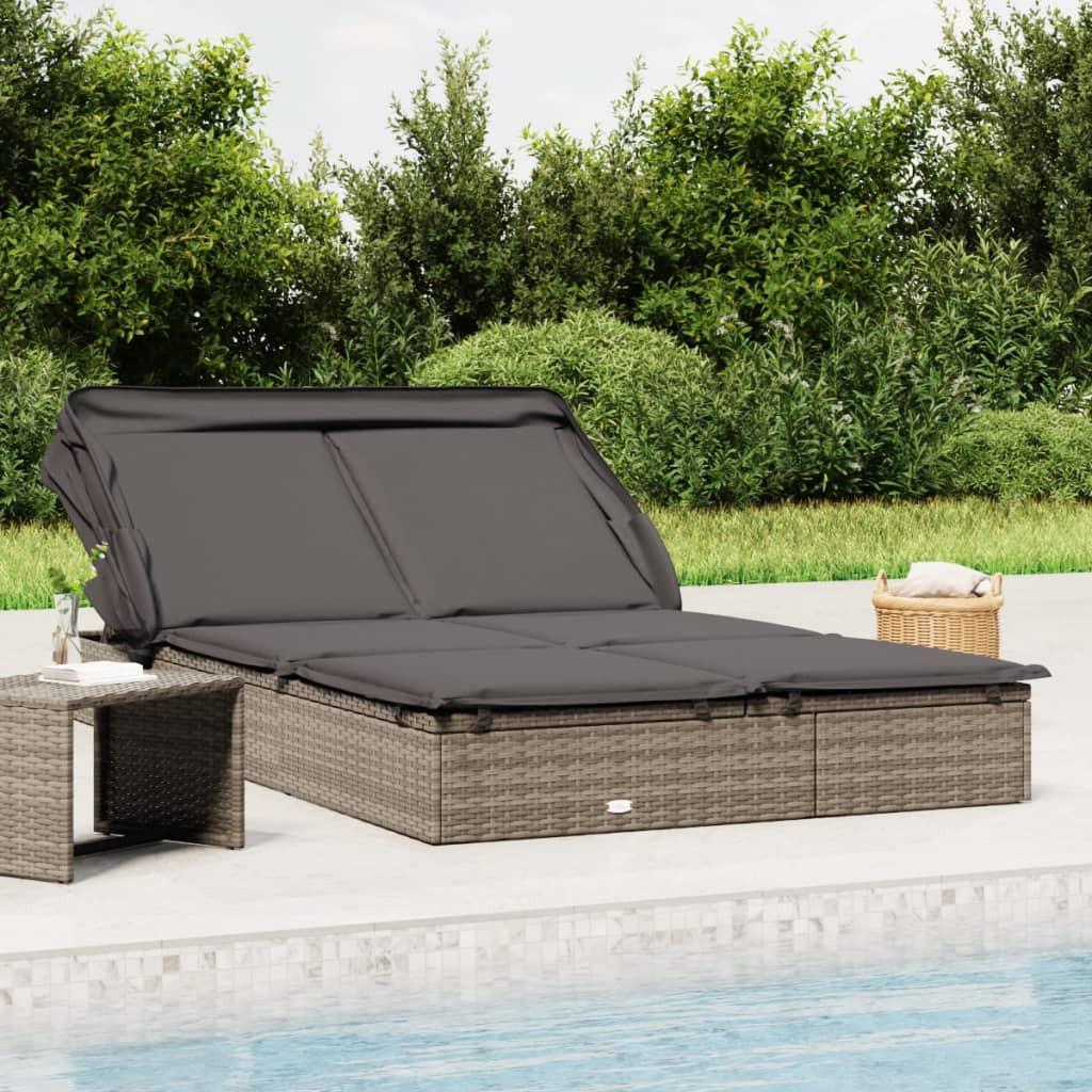 VidaXL Sonnenliege poly-rattan